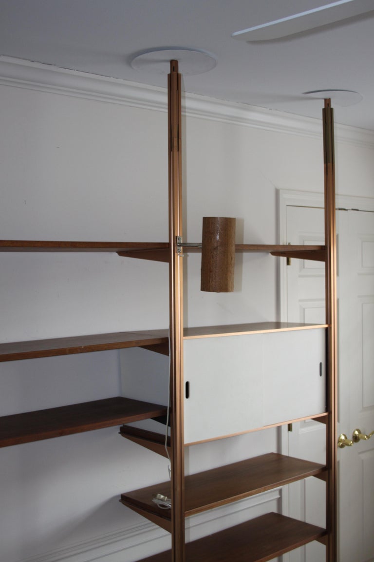 Nelson MidCentury Storage Wall Unit Bookcase for Omni at 1stDibs