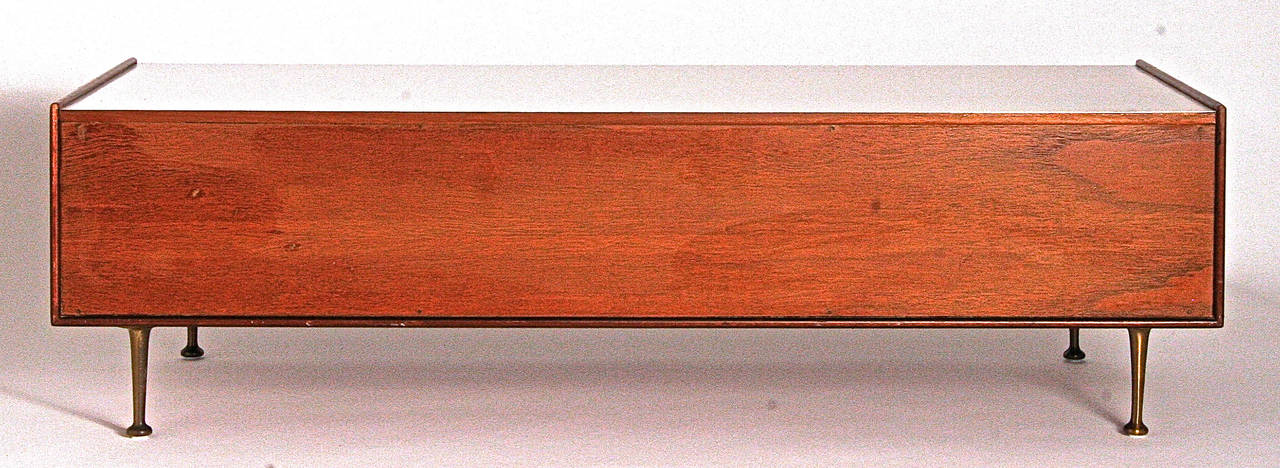 Mid-20th Century George Nelson Model 5215 Rosewood Jewelry Chest with Miniature Legs, USA 1955
