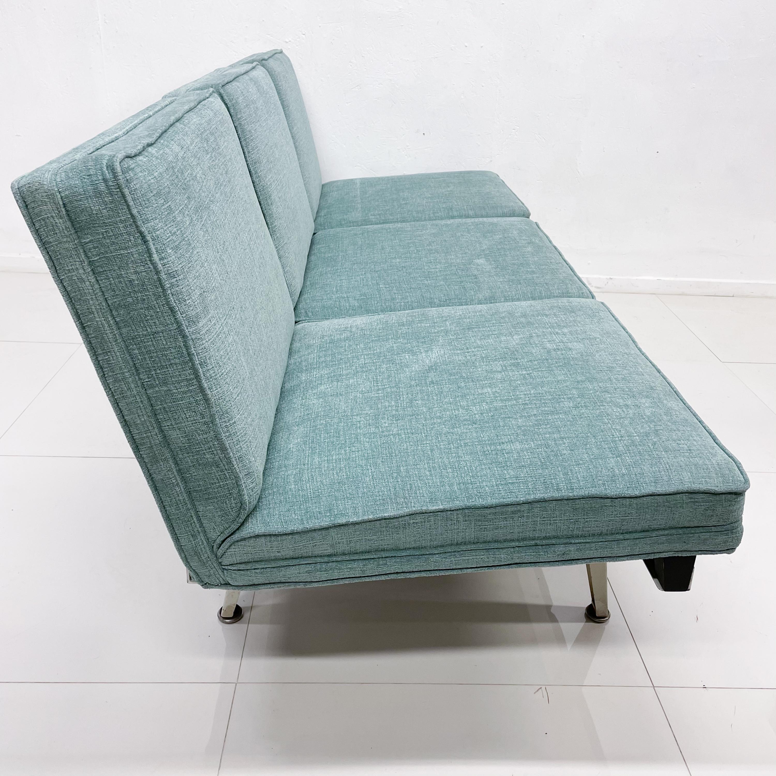 Mid-20th Century George Nelson Modern Sofa for Herman Miller in Ethereal Mint Green 1950s USA