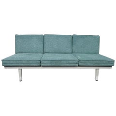 George Nelson Modern Sofa for Herman Miller in Ethereal Mint Green 1950s USA
