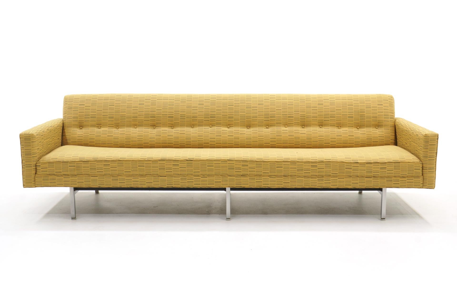 Mid-Century Modern George Nelson Modular Group Sofa & Chair in NOS Alexander Girard 