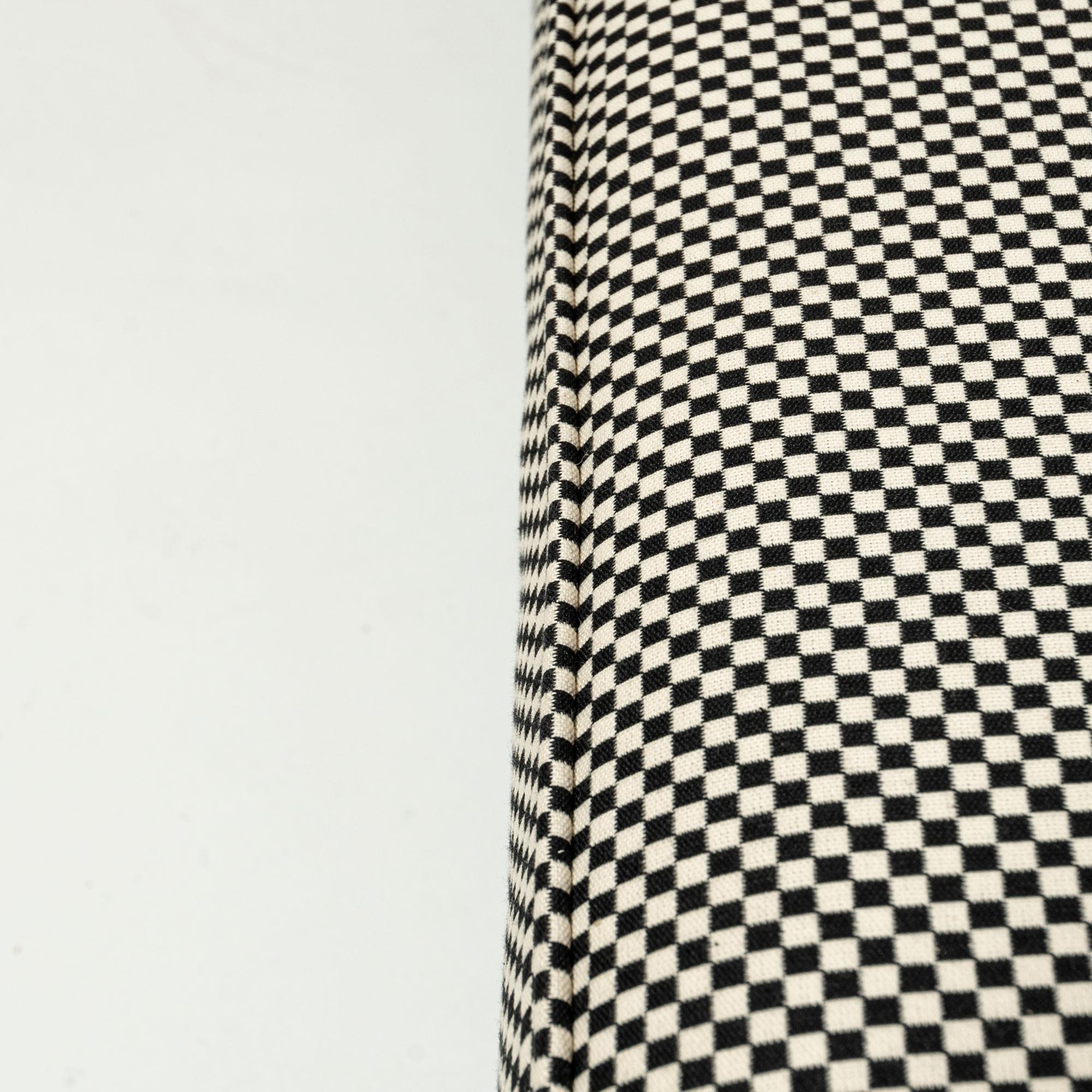 Steel George Nelson Modular Seating System Bench in Alexander Girard Checker Fabric For Sale
