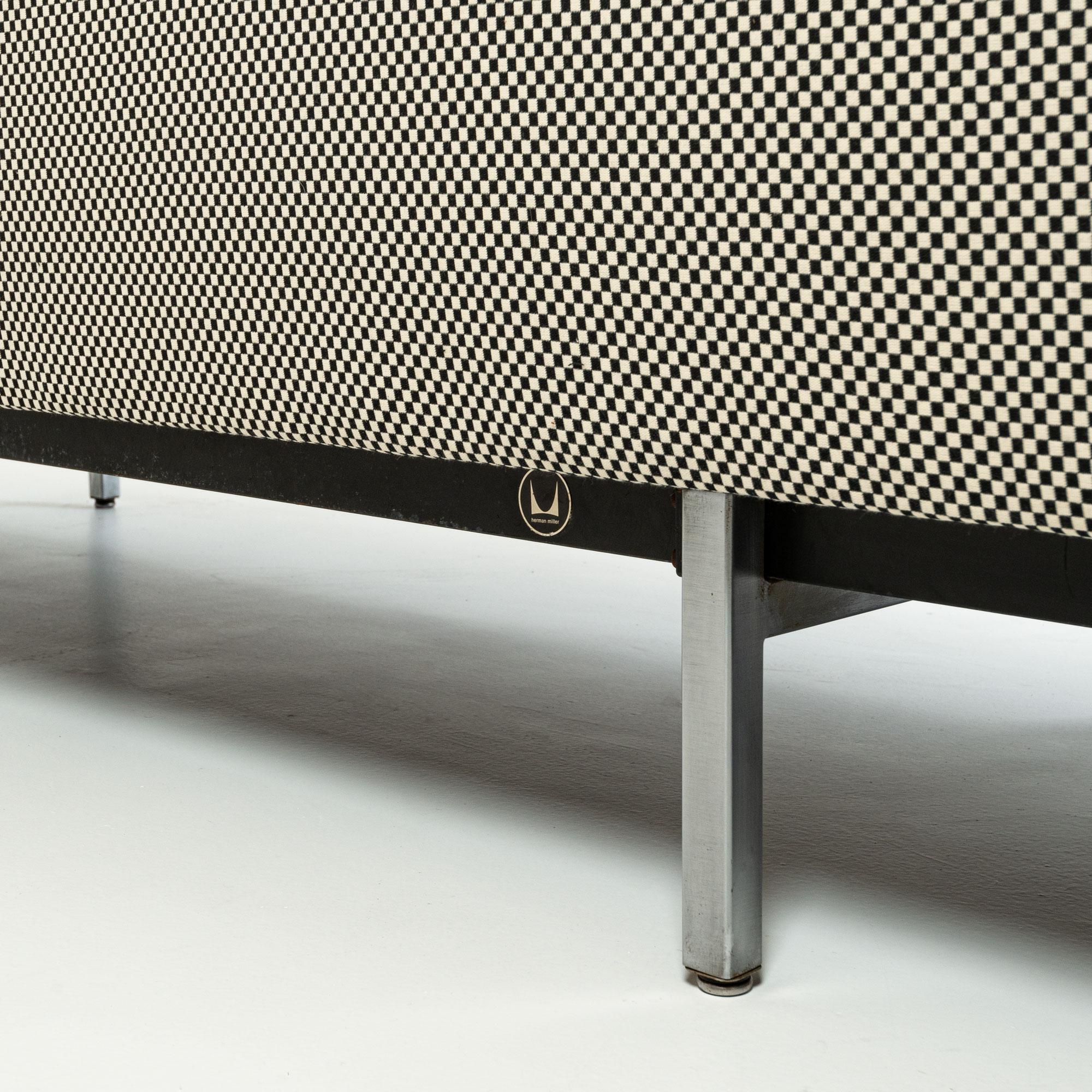 George Nelson Modular Seating System Sectional in A.Girard Checker Fabric 8