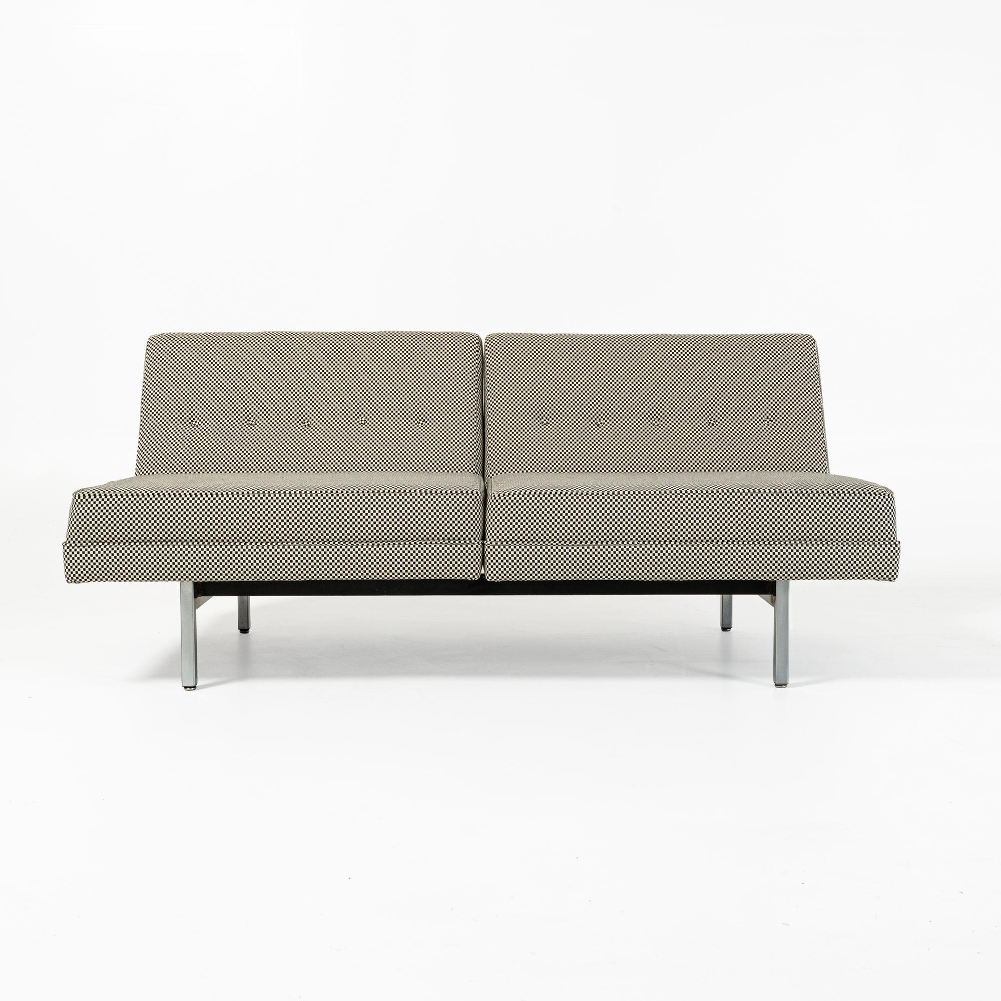 Steel George Nelson Modular Seating System Sectional in A.Girard Checker Fabric