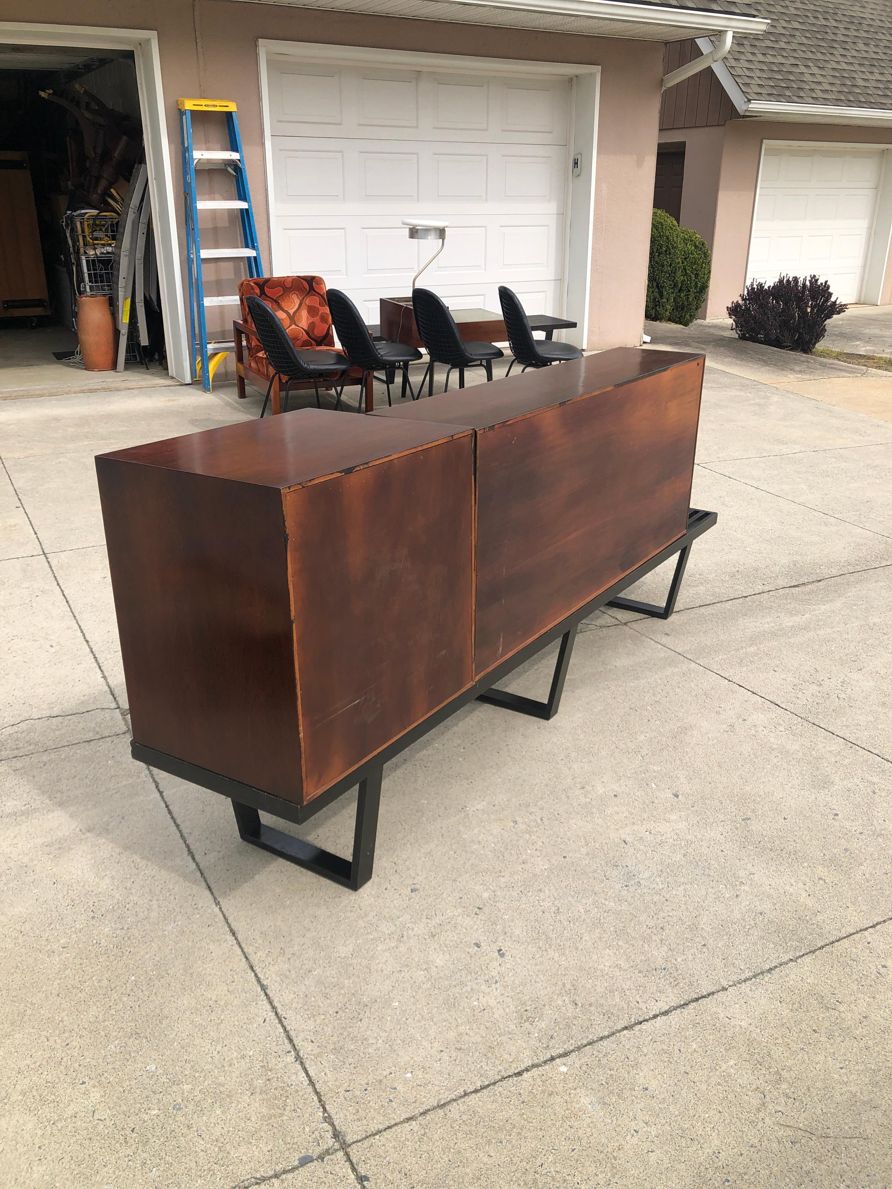 George Nelson Modular Sideboard Storage Unit Rare for Herman Miller For Sale 8