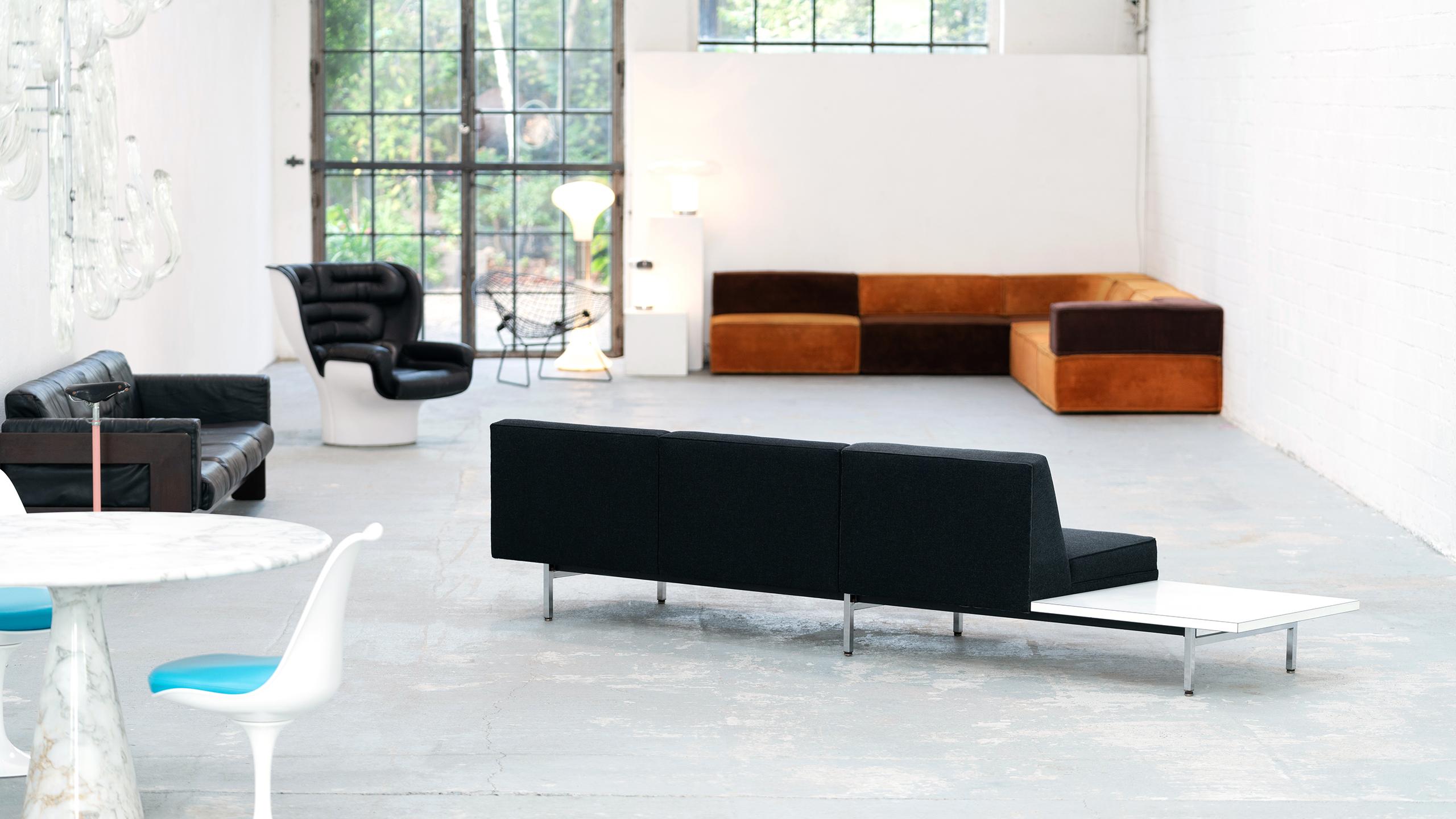 Modulares Sofa- und Tischsitzsystem von George Nelson, 1966 für Herman Miller (Stahl) im Angebot