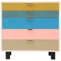 George Nelson Multi-Color Chest of Drawers for Herman Miller