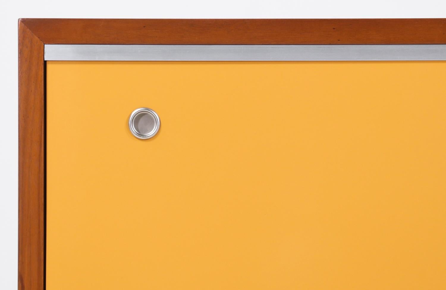 Wood George Nelson Multi-Color Credenza for Herman Miller