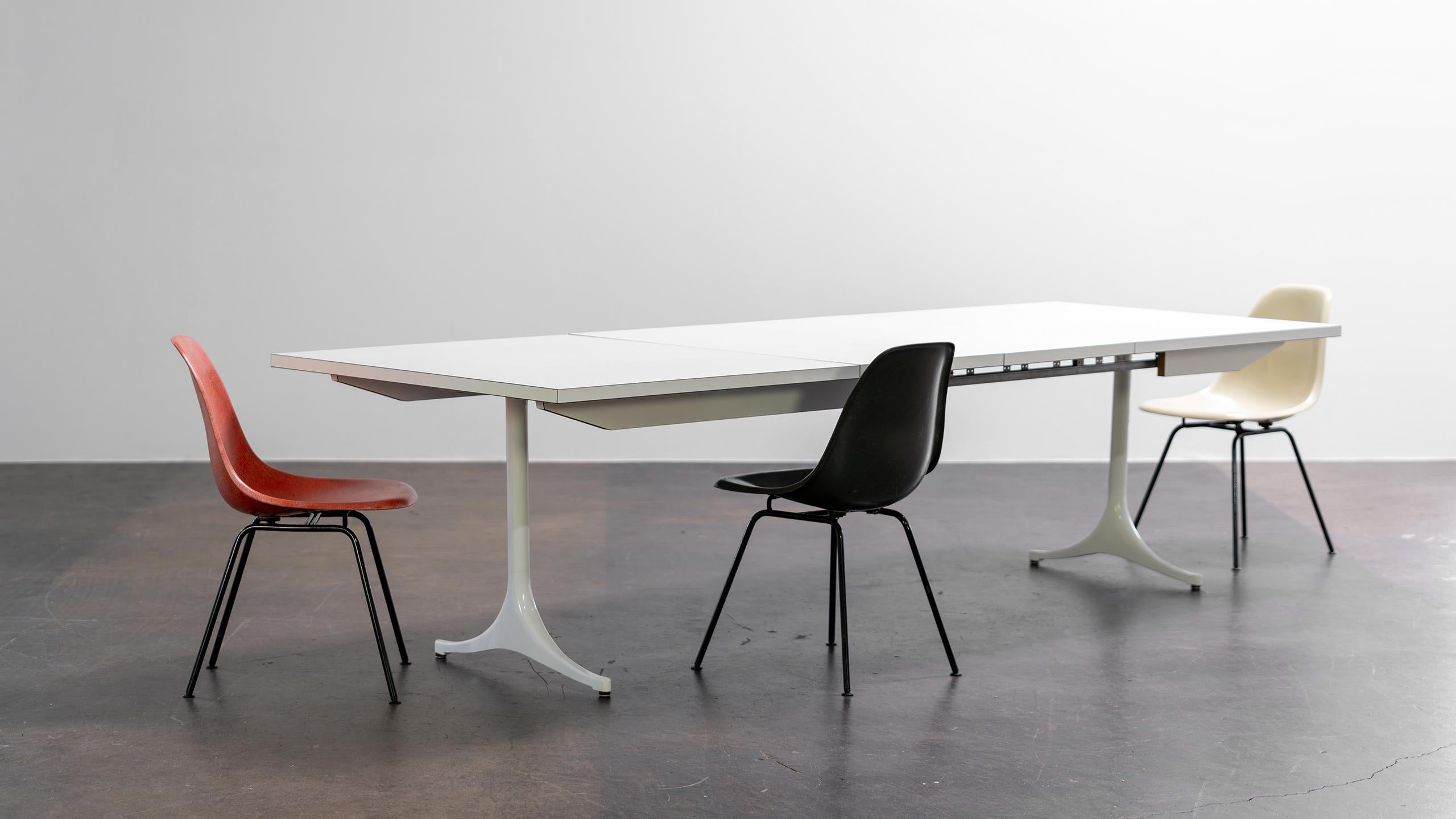 George Nelson - Pedestal Extension Dining Table, 1956 for Herman Miller, USA 12