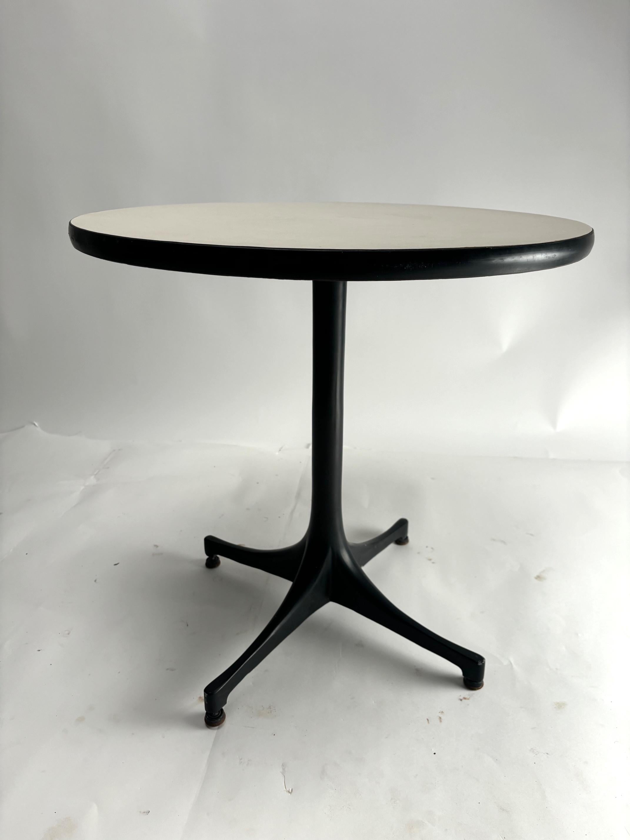 Métal George Nelson Pedestal Side Table for Herman Miller en vente