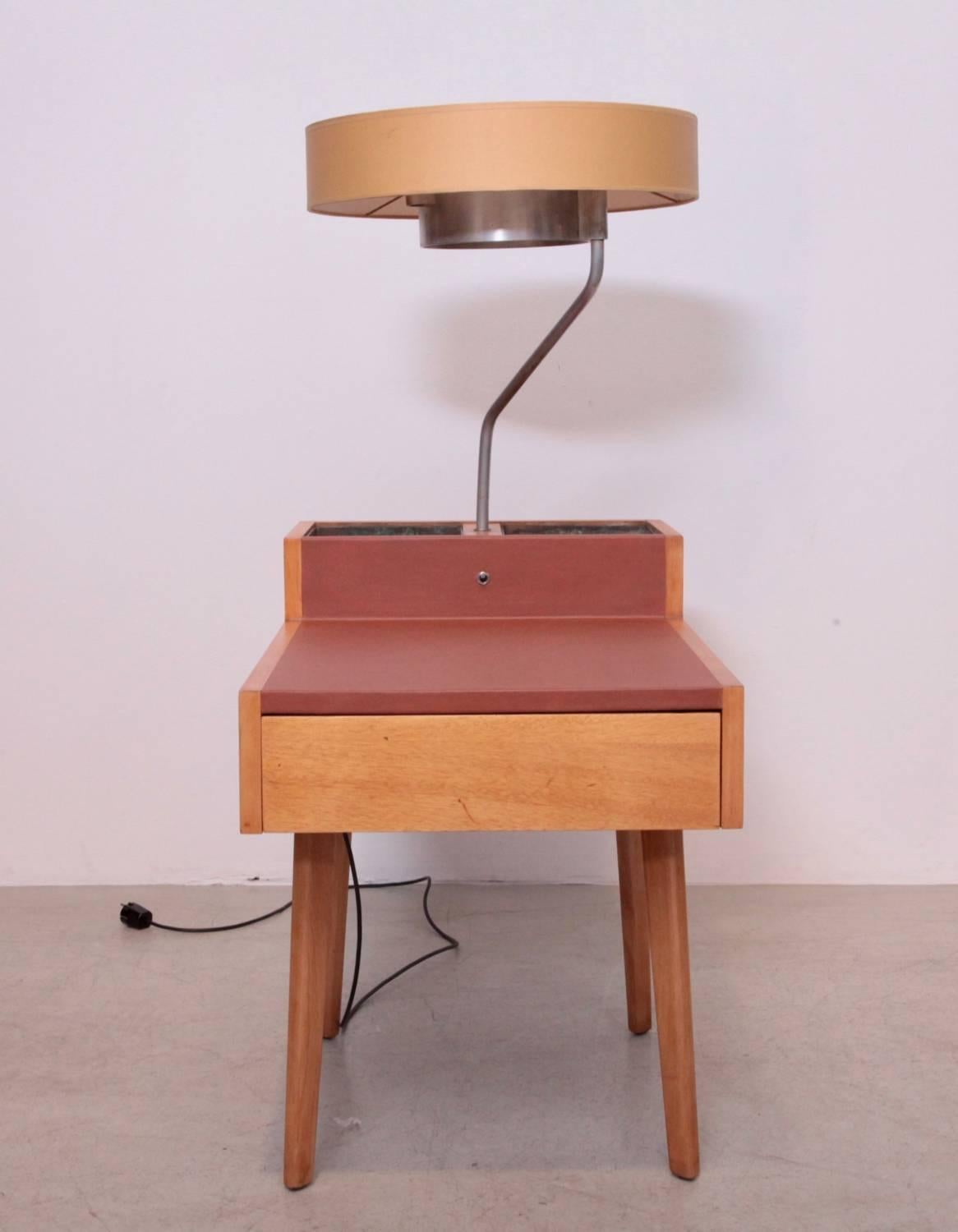 American George Nelson Planter and Lamp Table, Model 4634-L for Herman Miller