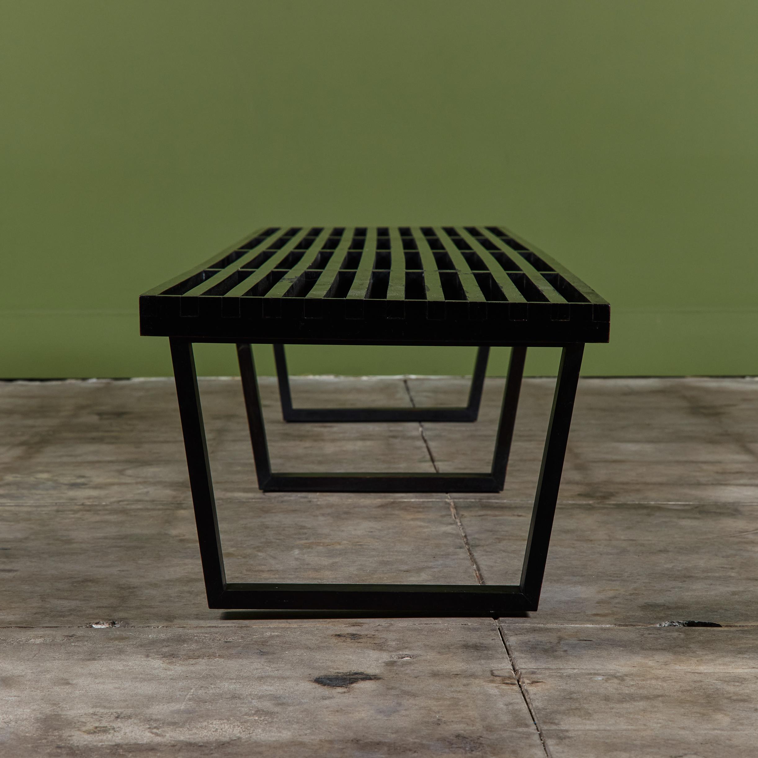 Mid-Century Modern George Nelson Platform Bench for Herman Miller For Sale