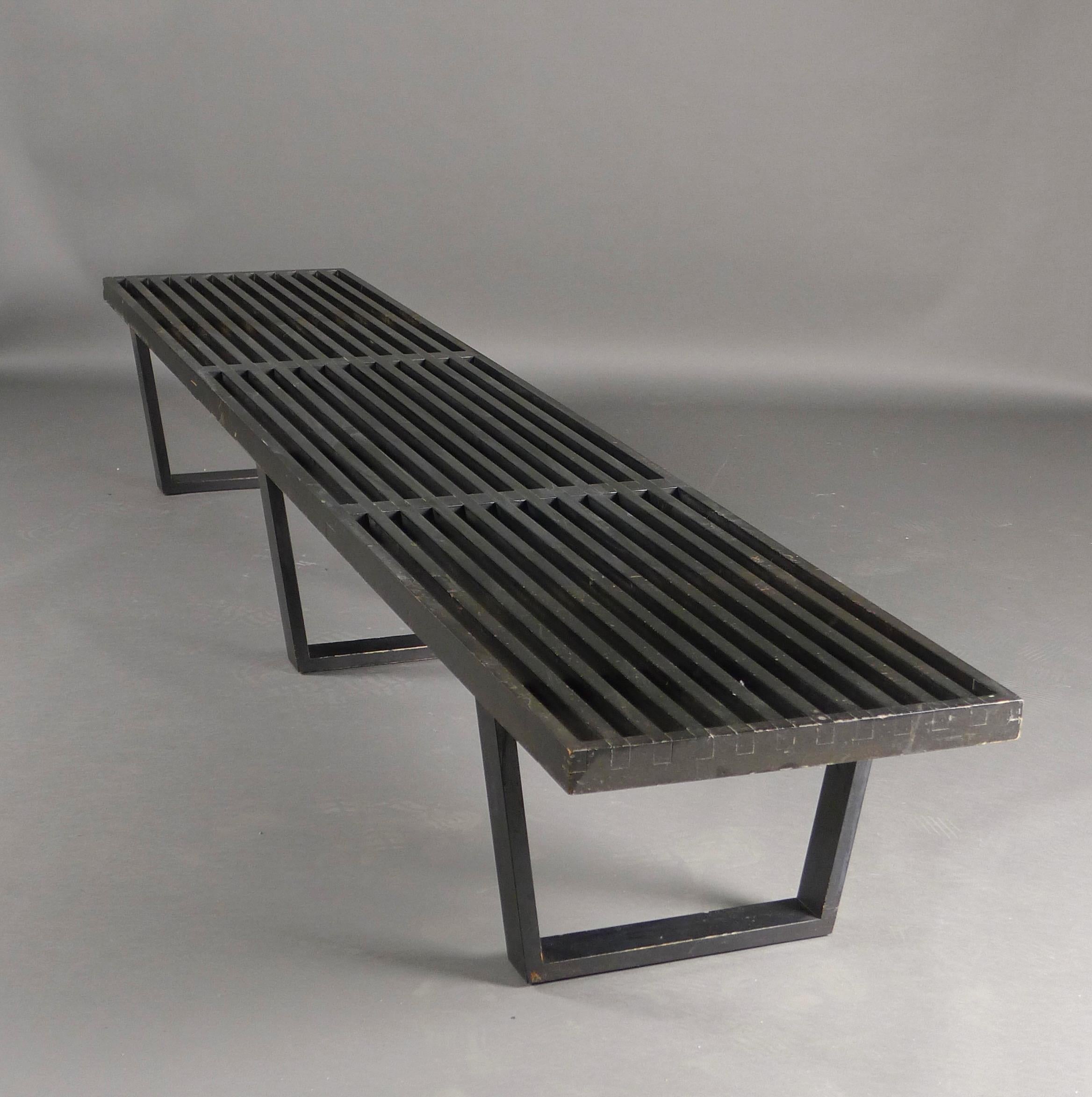 American George Nelson, Platform Bench, for Herman Miller, late 1940s