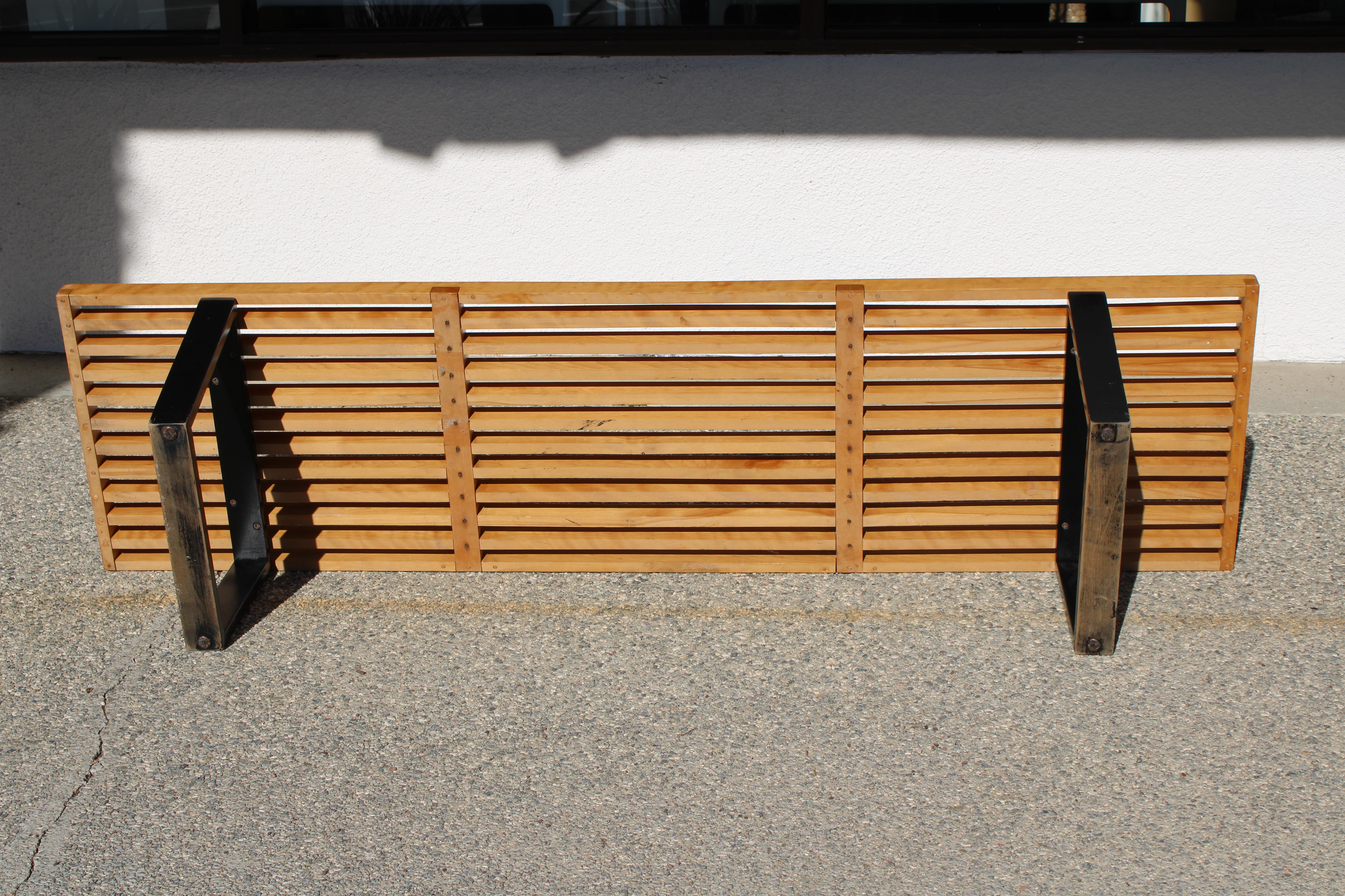 George Nelson Platform Bench In Good Condition For Sale In Palm Springs, CA