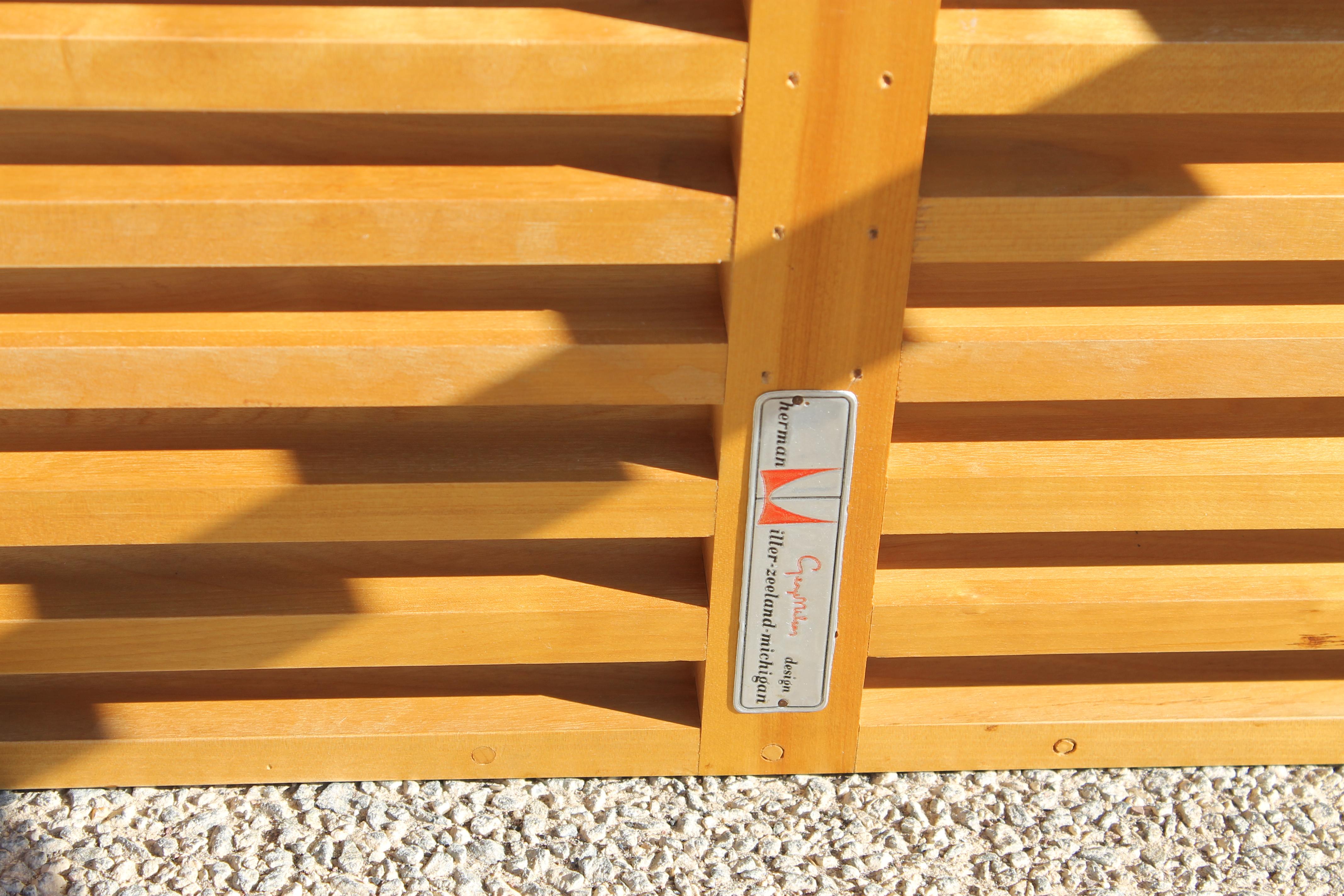 Mid-20th Century George Nelson Platform Bench