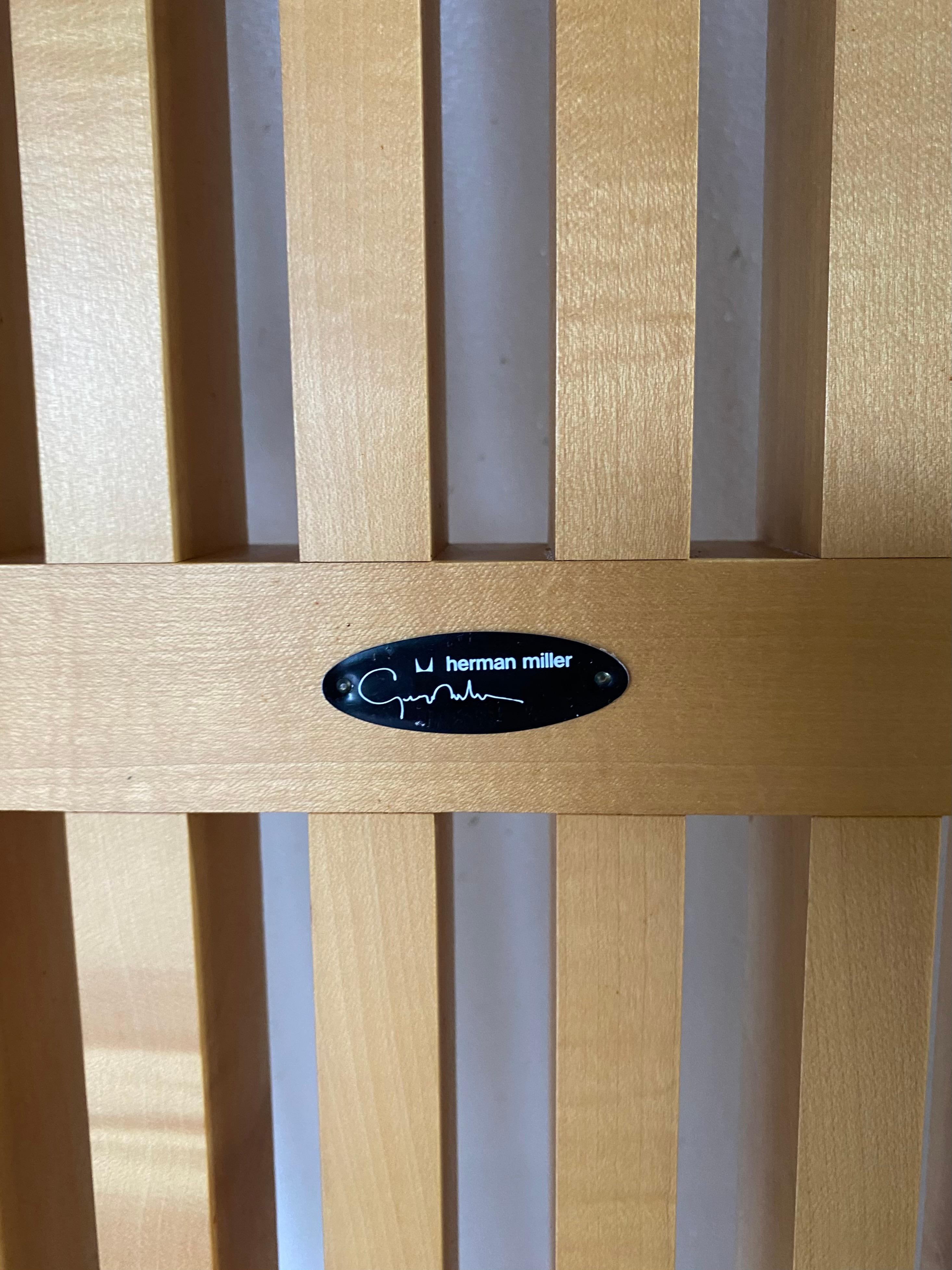 Panca a doghe a piattaforma di George Nelson per Herman Miller In condizioni buone in vendita a Brooklyn, NY