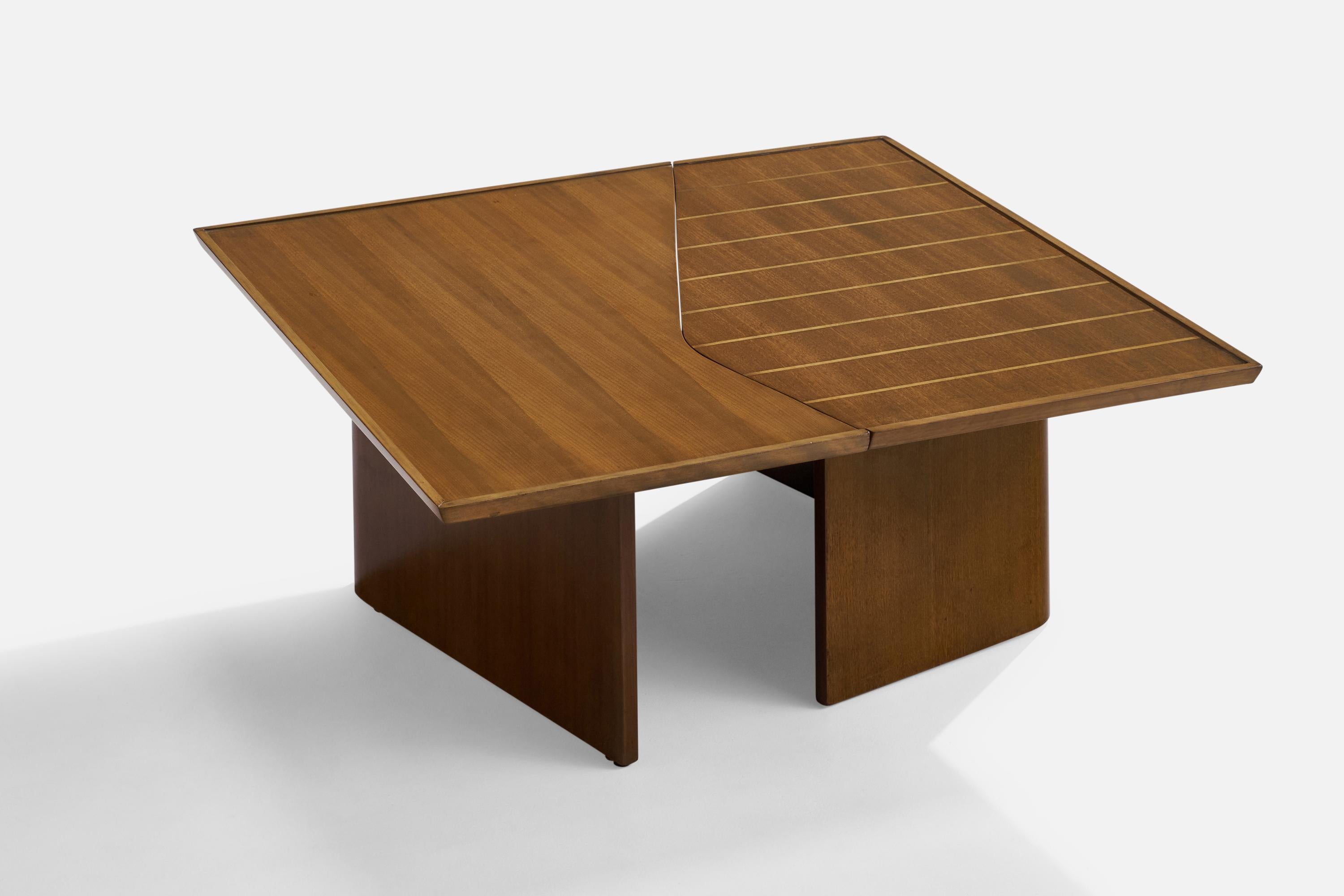 Mid-20th Century George Nelson, Rare Coffee Table, Walnut, USA, 1946 For Sale
