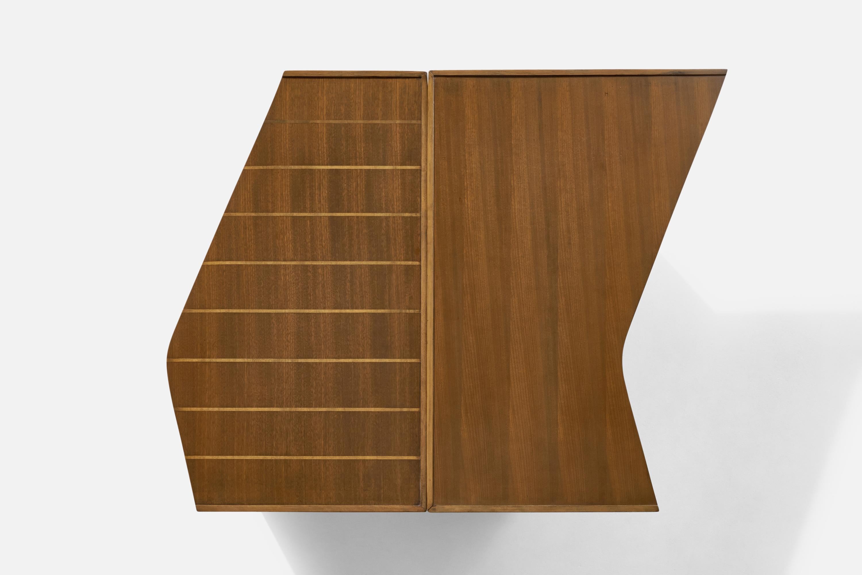 George Nelson, Rare Coffee Table, Walnut, USA, 1946 For Sale 3