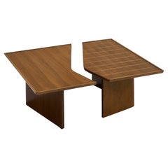 George Nelson, Rare Coffee Table, Walnut, USA, 1946
