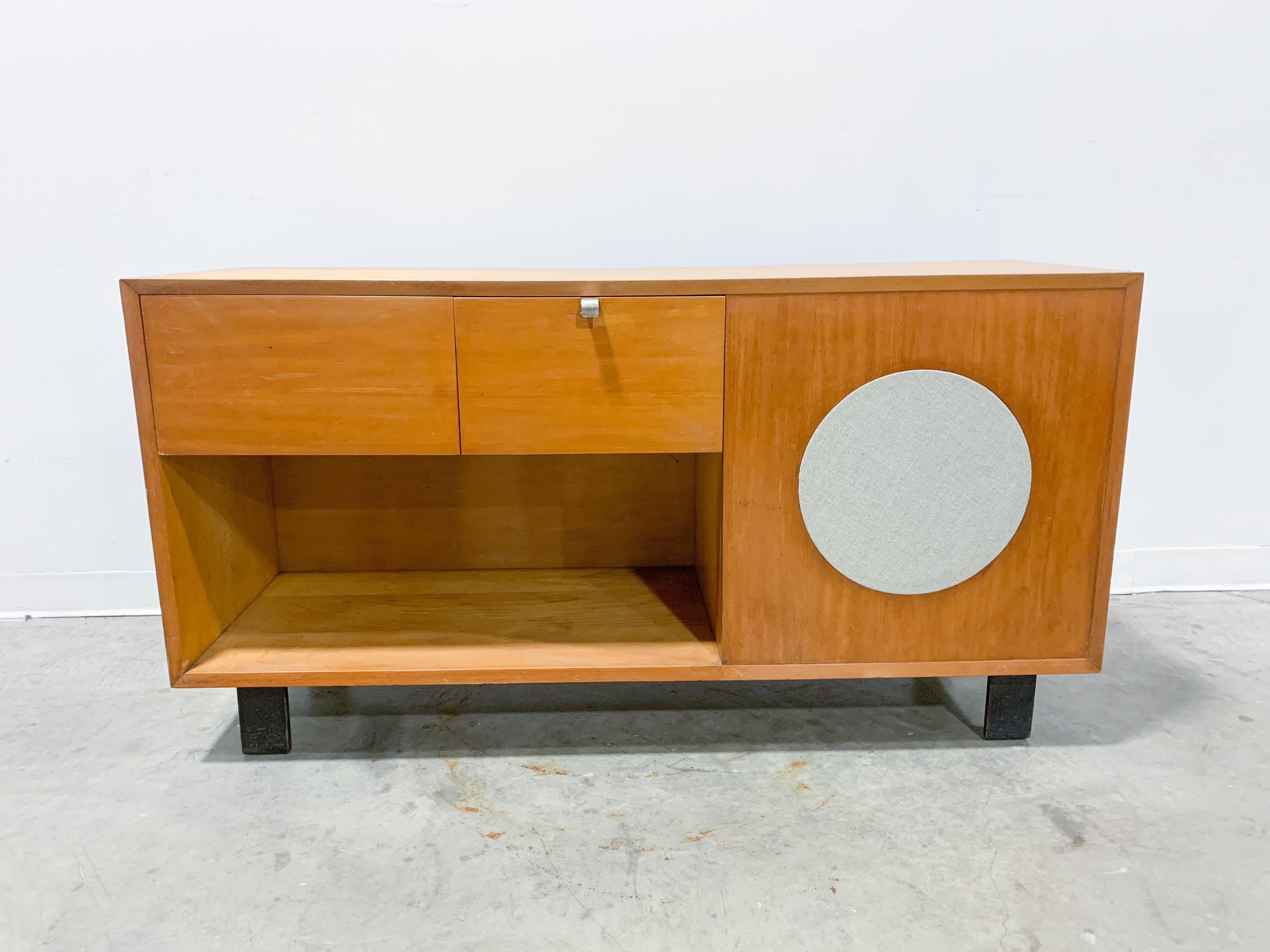Mid-20th Century George Nelson Record Player & Radio cabinet