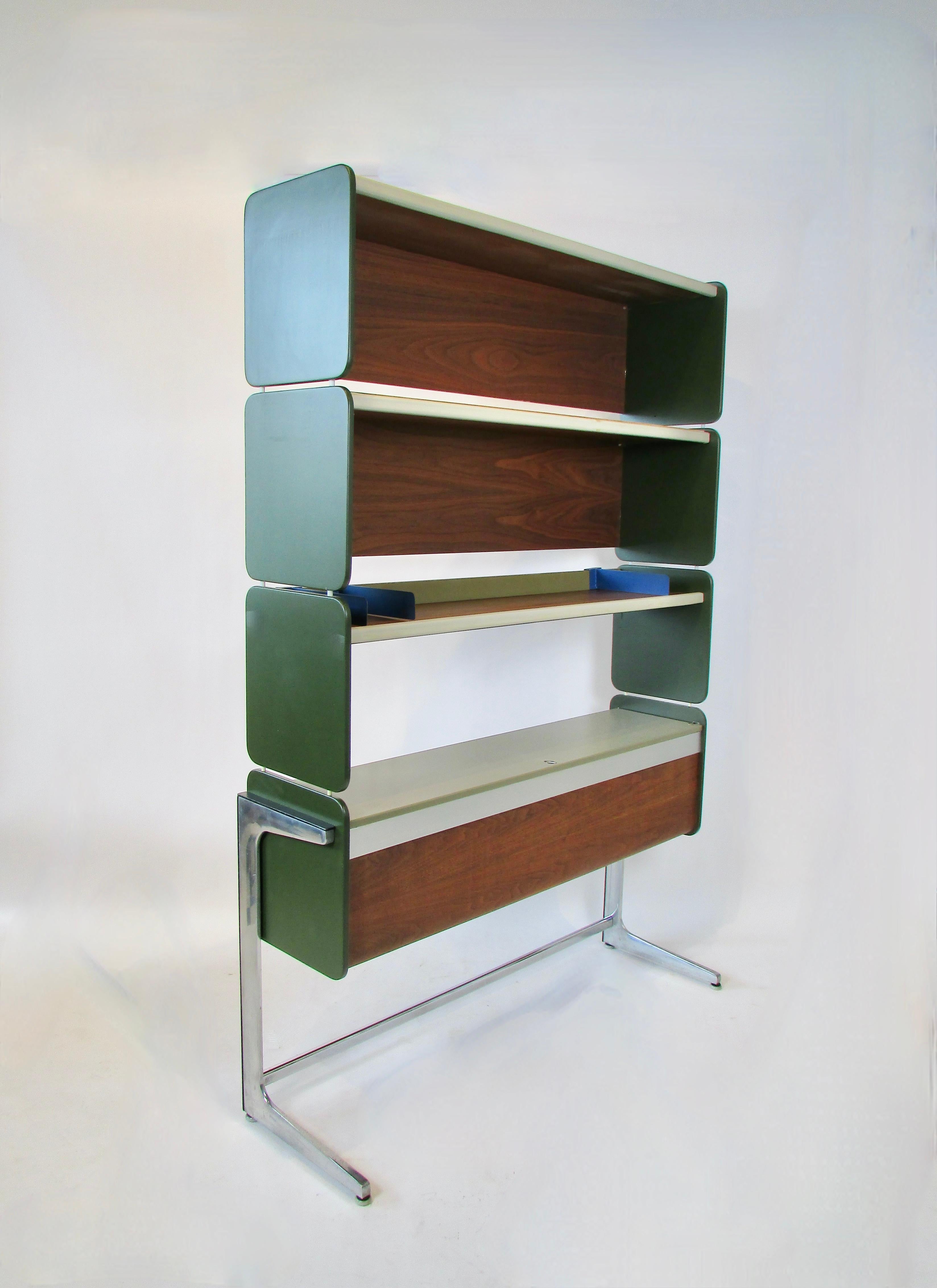George Nelson Robert Prost Herman Miller Action Office storage shelving unit AO1 3