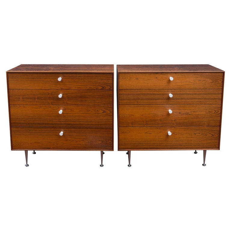 George Nelson Rosewood "Thin Edge" Chests For Sale