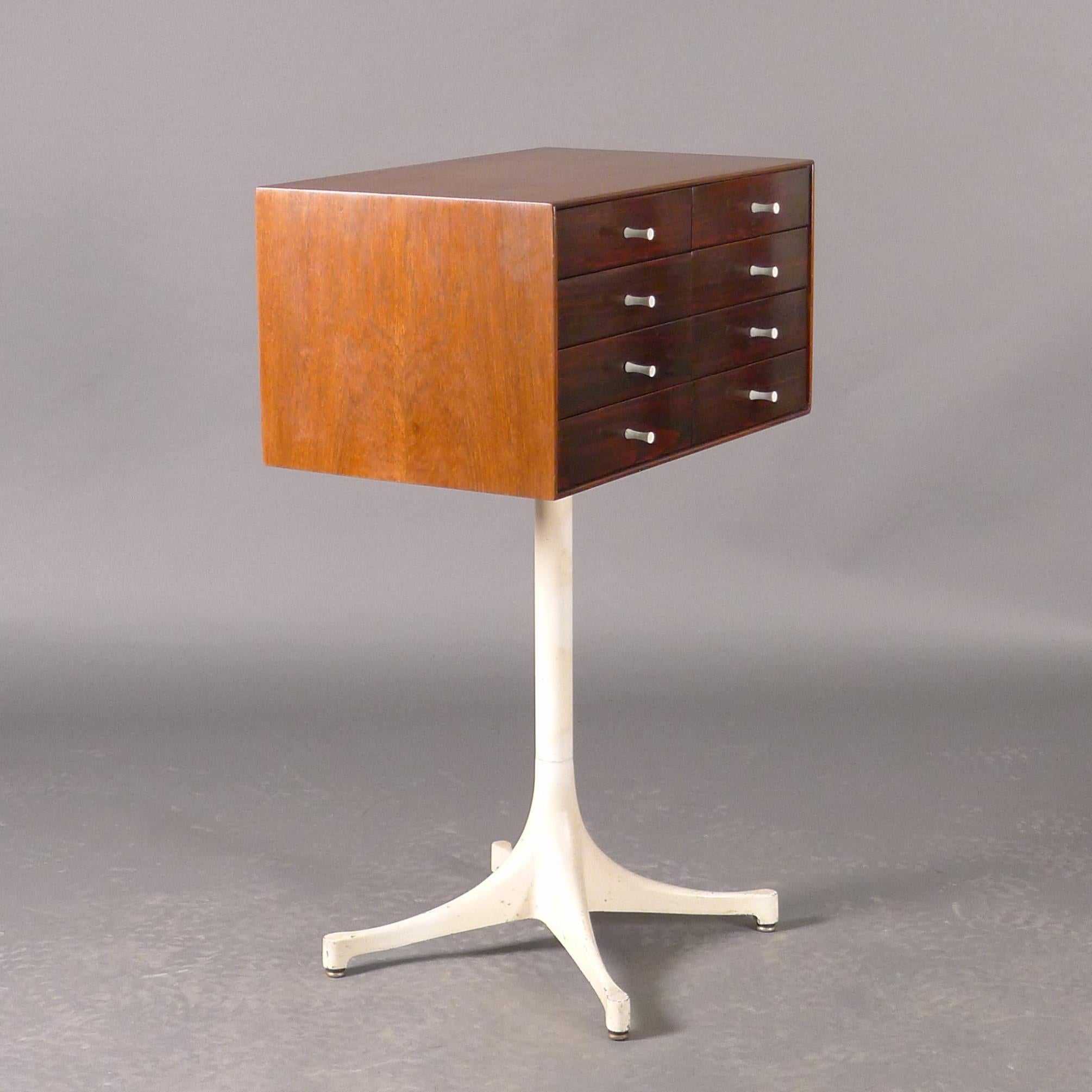 George Nelson, boîte à bijoux en bois de rose, années 1950 en vente 3