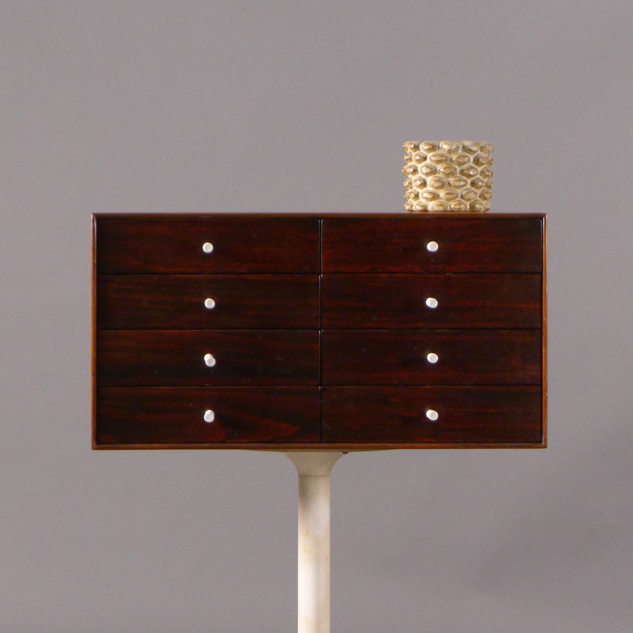 George Nelson, boîte à bijoux en bois de rose, années 1950 en vente 5