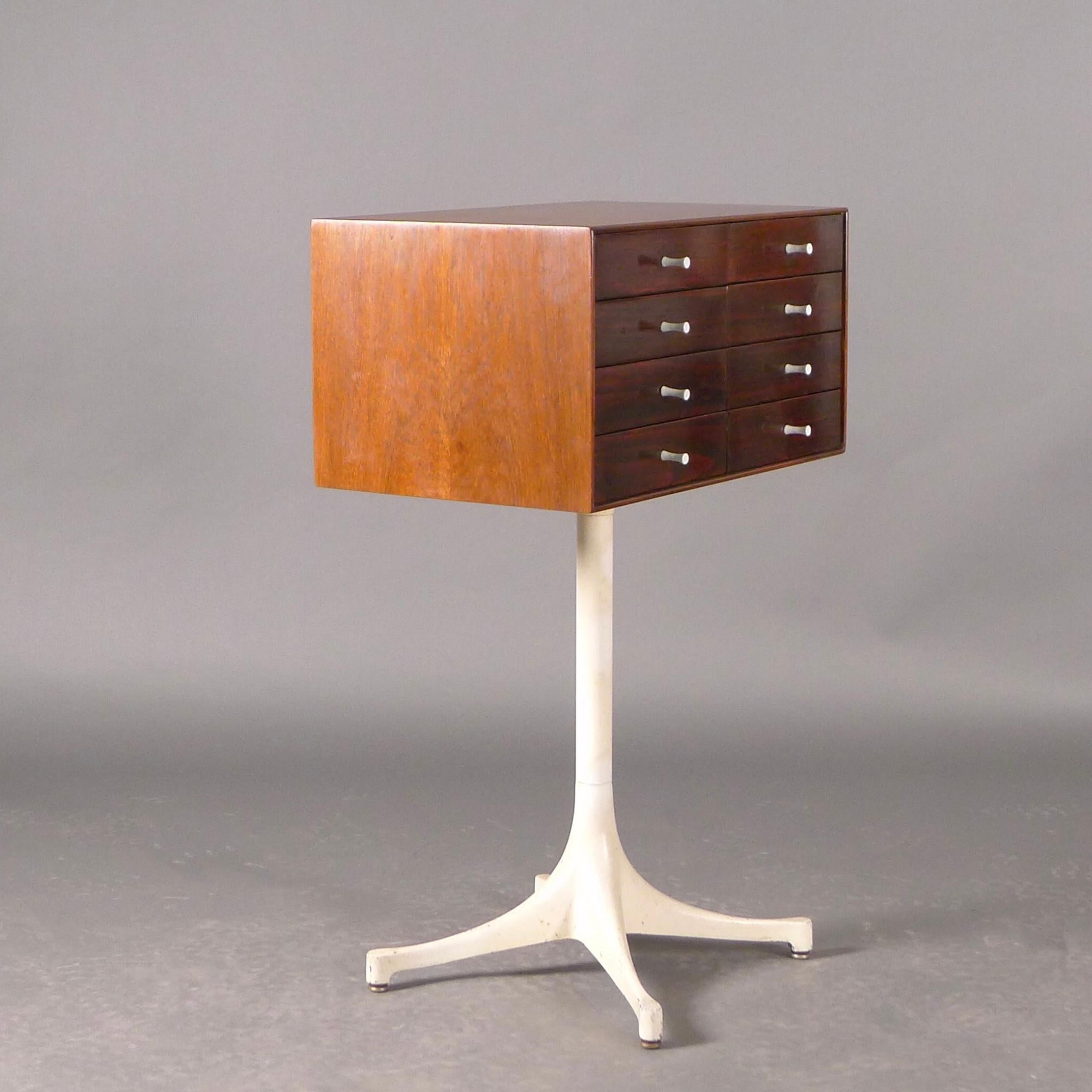 George Nelson, boîte à bijoux en bois de rose, années 1950 en vente 1