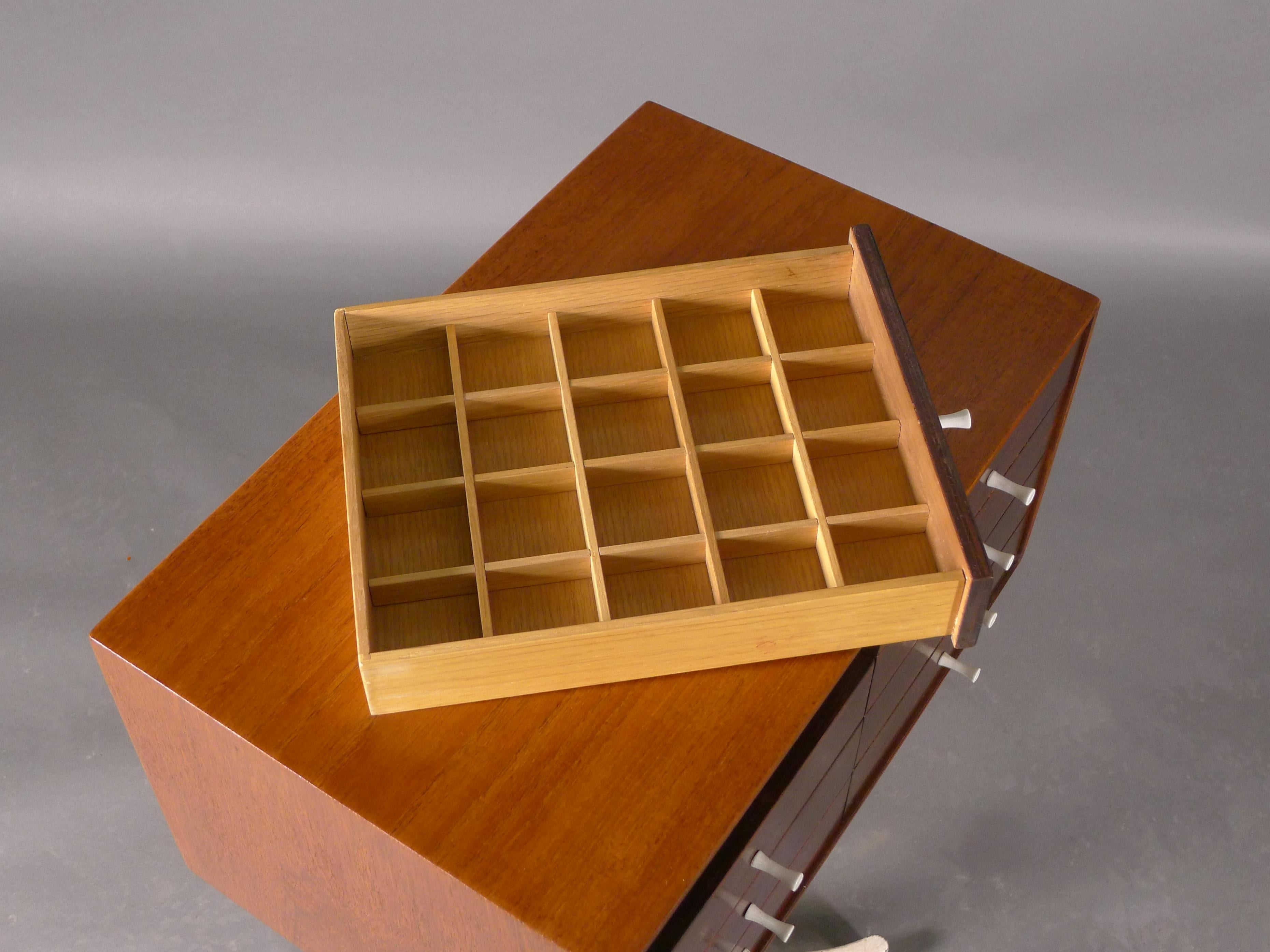 George Nelson, boîte à bijoux en bois de rose, années 1950 en vente 2