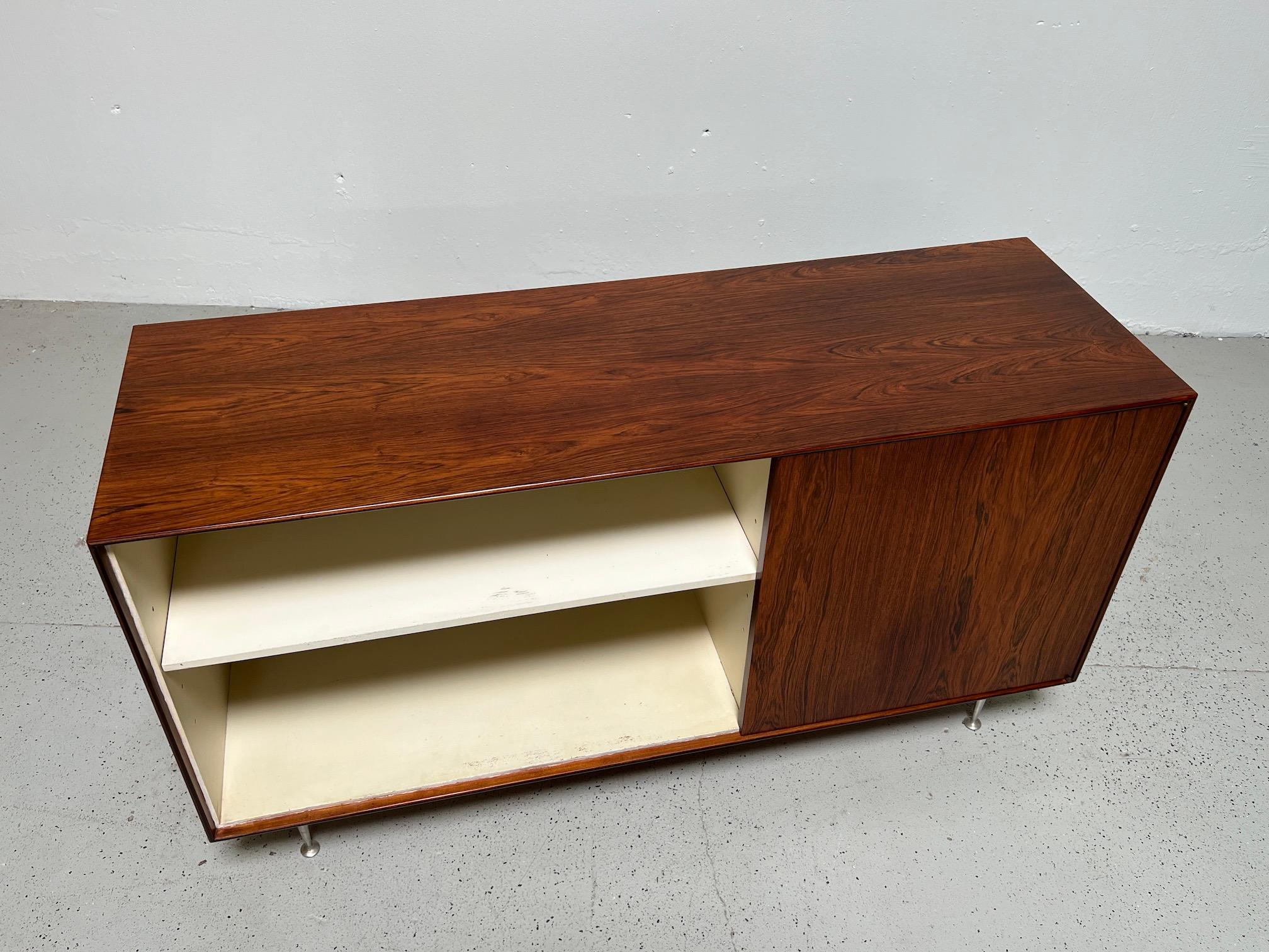 George Nelson Rosewood Thin Edge Cabinet For Sale 4