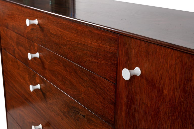 George Nelson Rosewood Thin Edge Chest Of Drawers Cabinet Herman