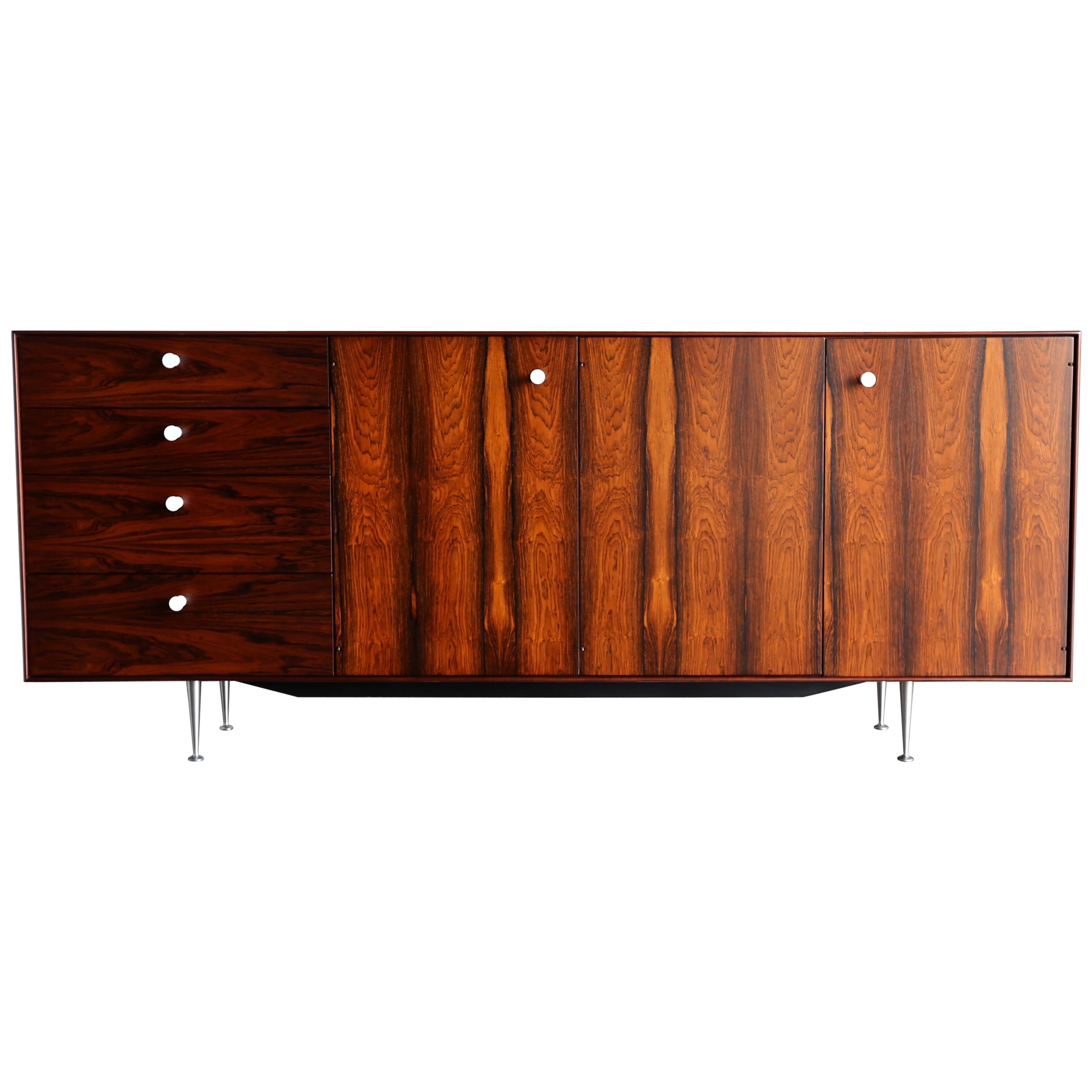 George Nelson Rosewood "Thin Edge" Credenza for Herman Miller, circa 1960