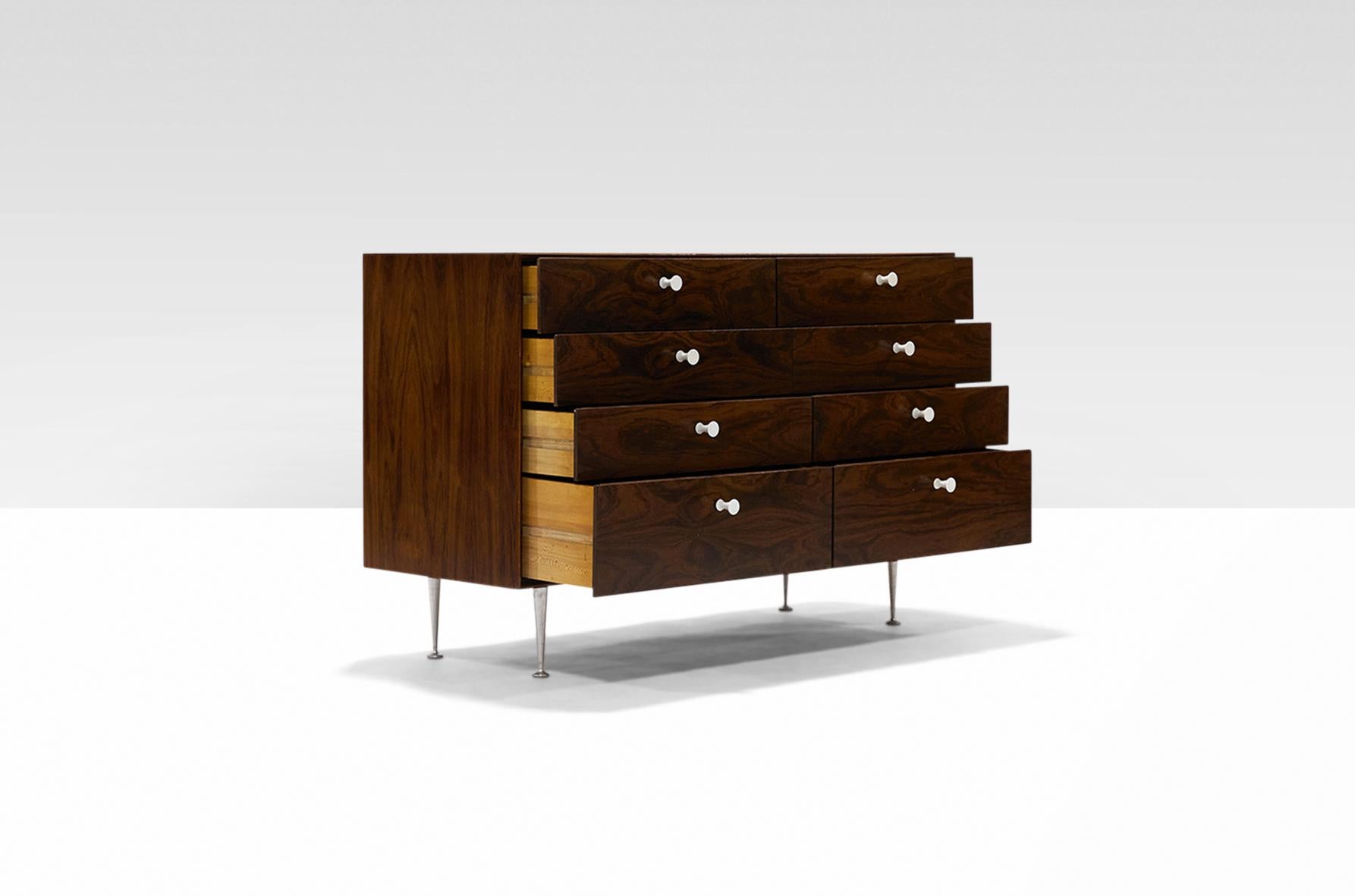 George Nelson Rosewood Thin Edge Dresser for Herman Miller In Good Condition In Pawtucket, RI