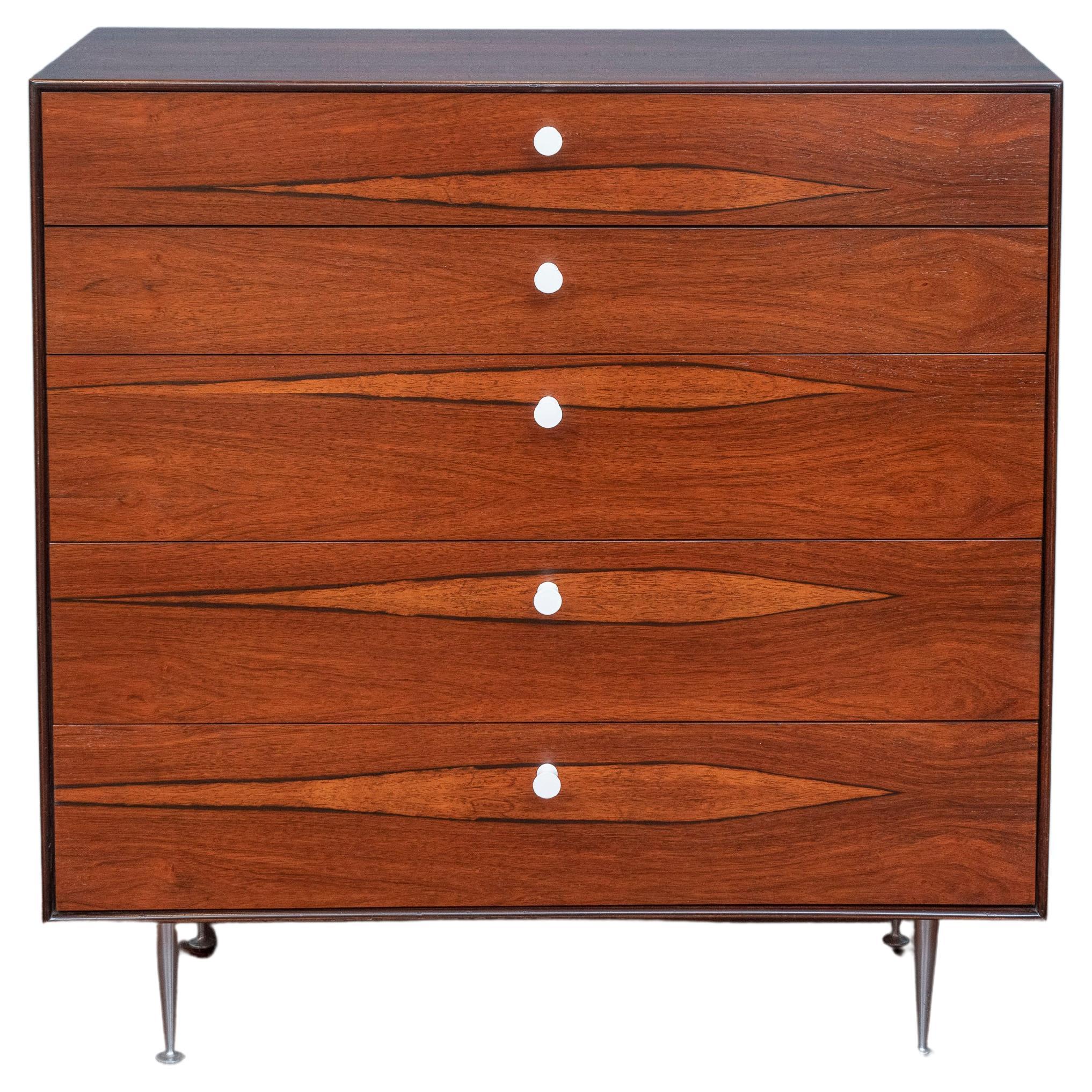 George Nelson Rosewood Thin Edge Dresser For Sale