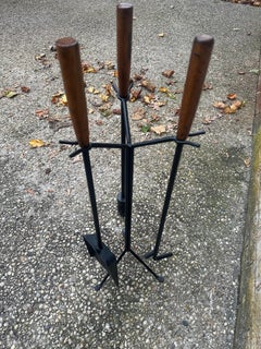 George Nelson Set of Fireplace Tools