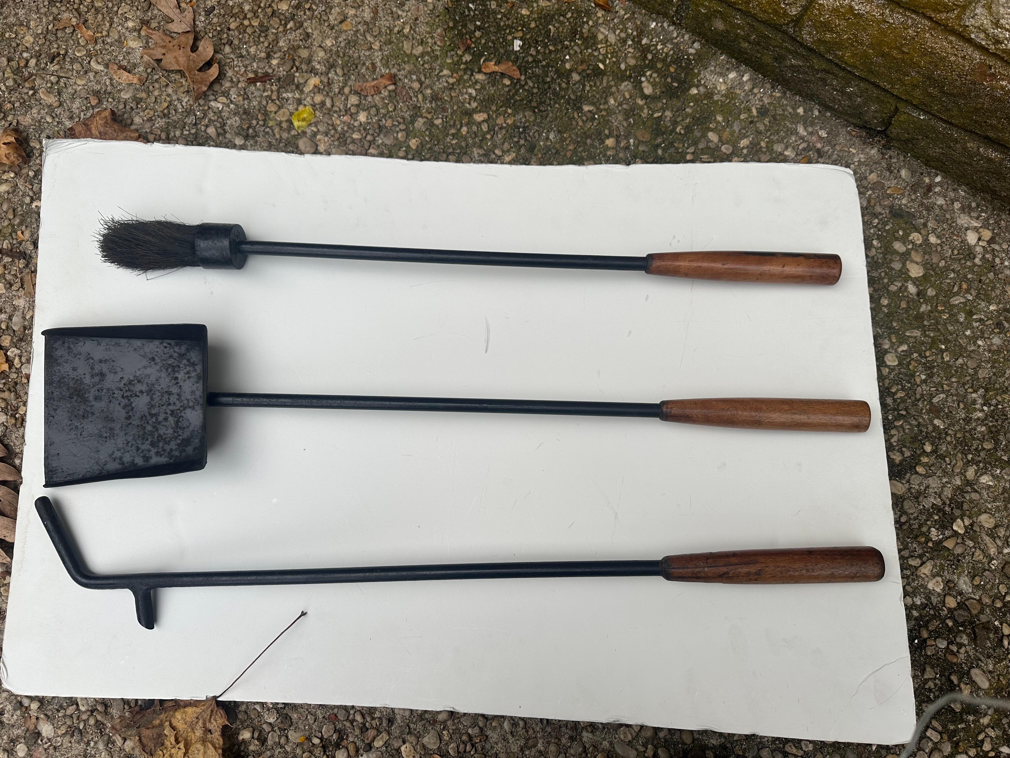 George Nelson Set of Fireplace Tools For Sale 2