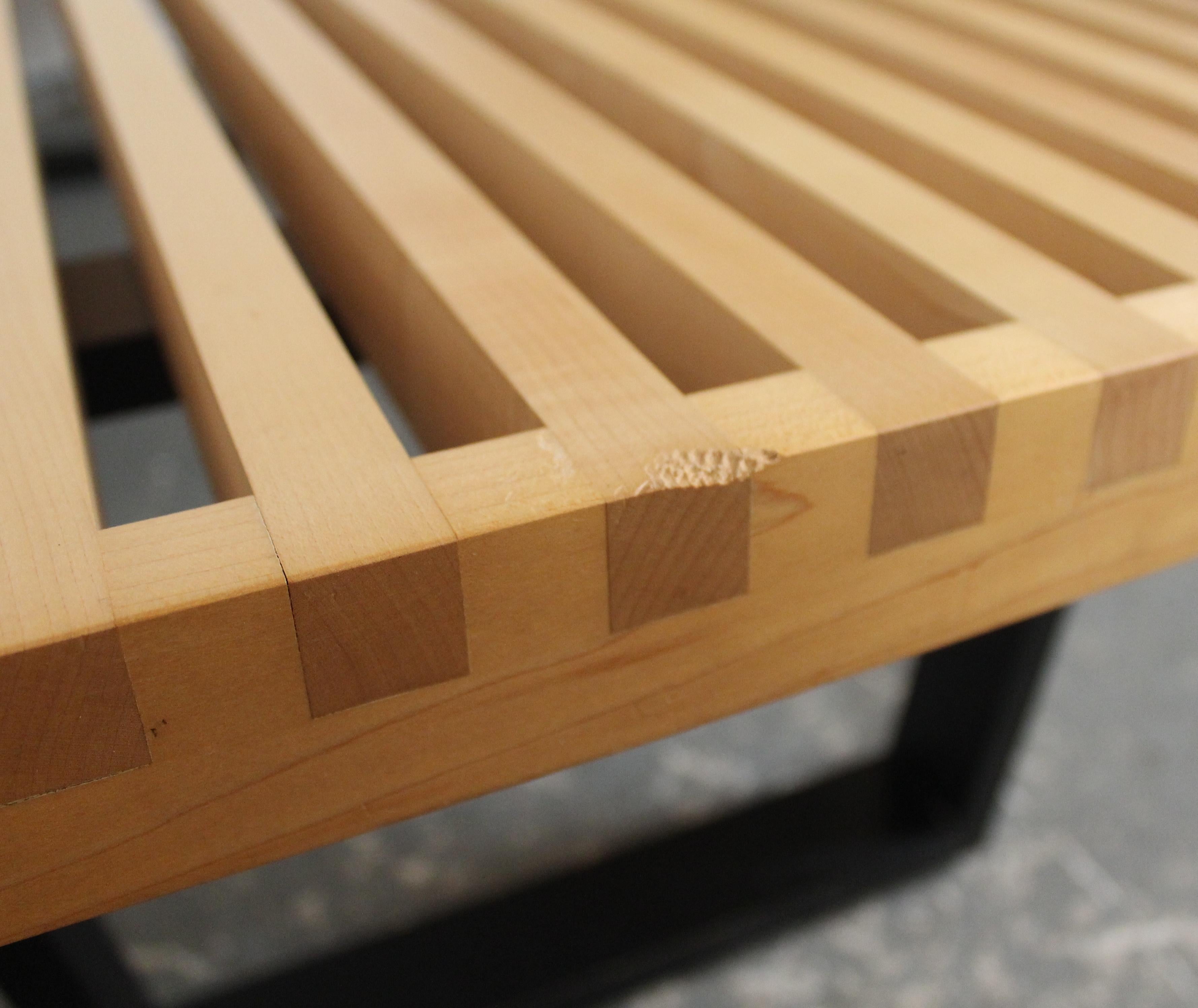 Banc à lattes George Nelson en vente 2