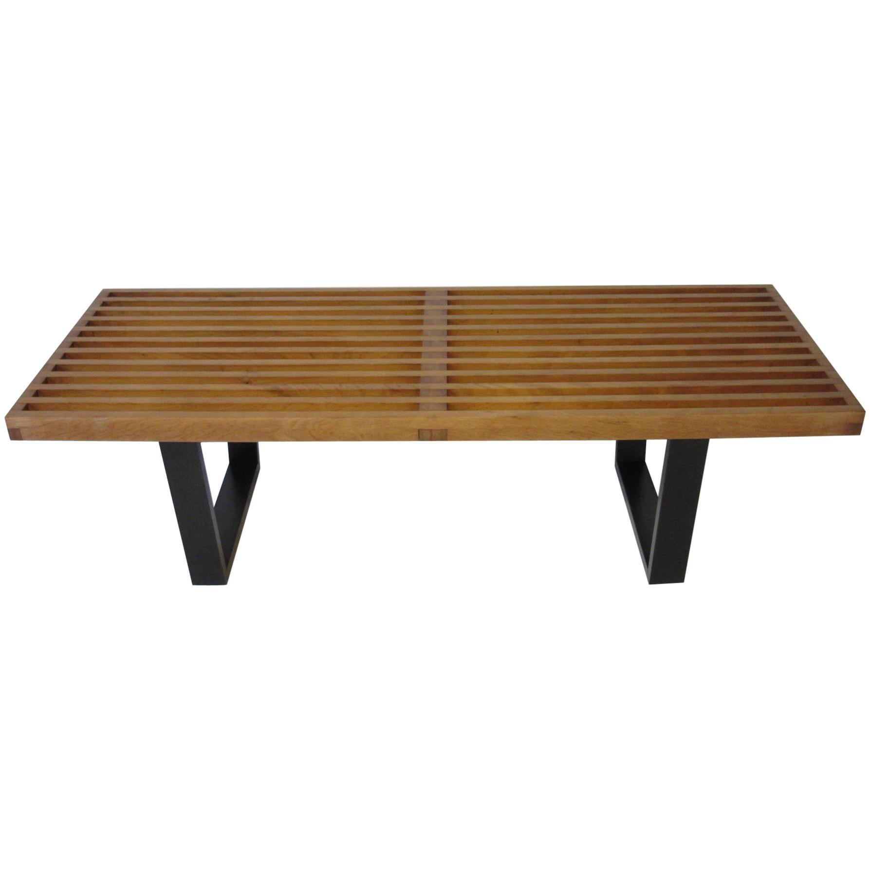 George Nelson Slat Bench or Coffee Table by Herman Miller