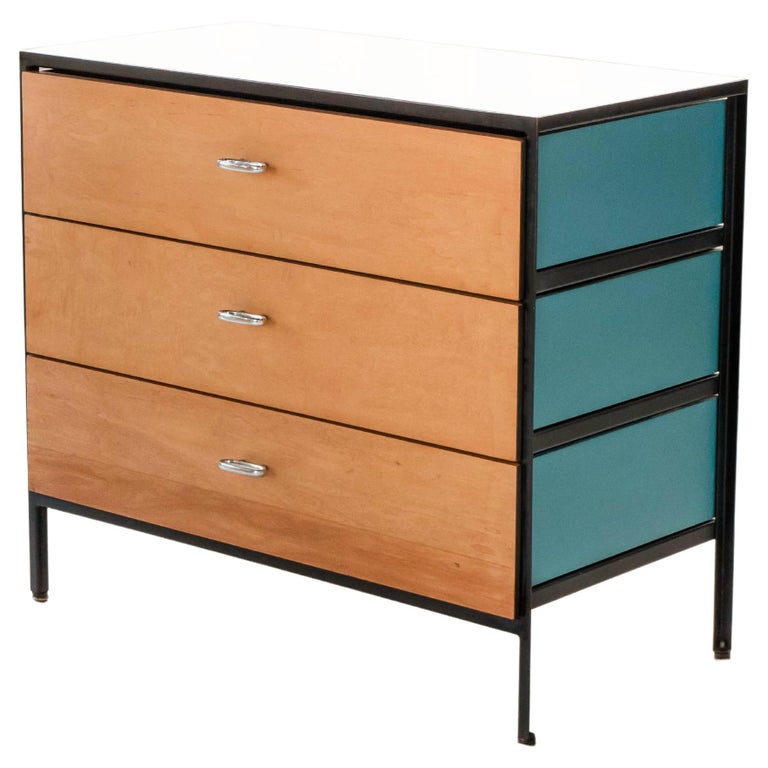 Nelson Steel Frame 3Drawer Dresser for Herman Miller, 1950s at