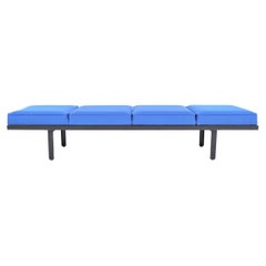 George Nelson Steel Frame Bench in Maharam Fabric