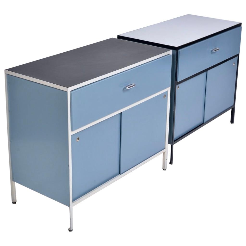 George Nelson Steel Frame Cabinets for Herman Miller For Sale