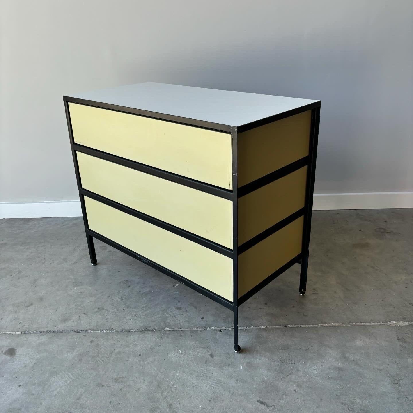 George Nelson Steel Frame Chest of Drawers, Herman Miller 1