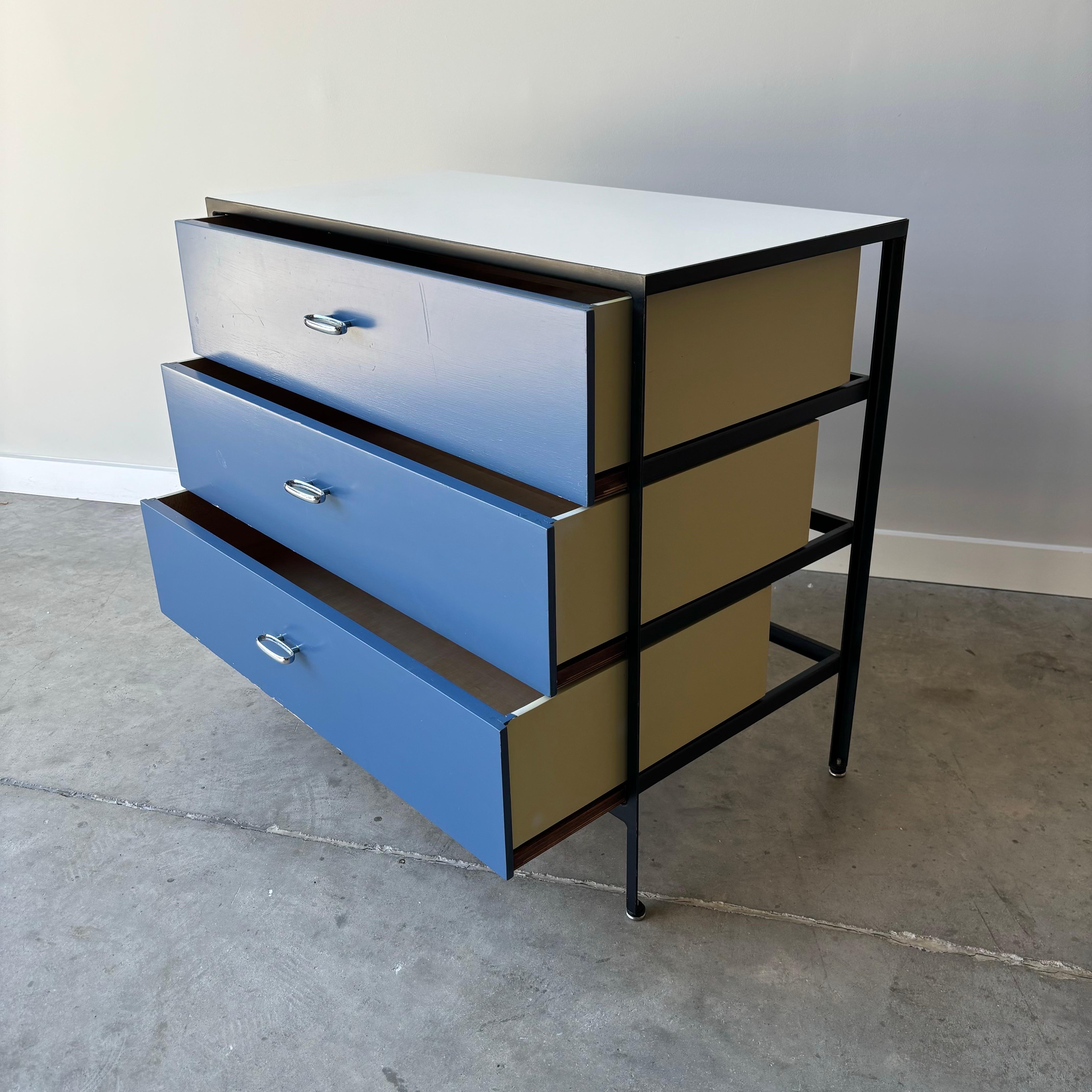 George Nelson Steel Frame Chest of Drawers, Herman Miller 4