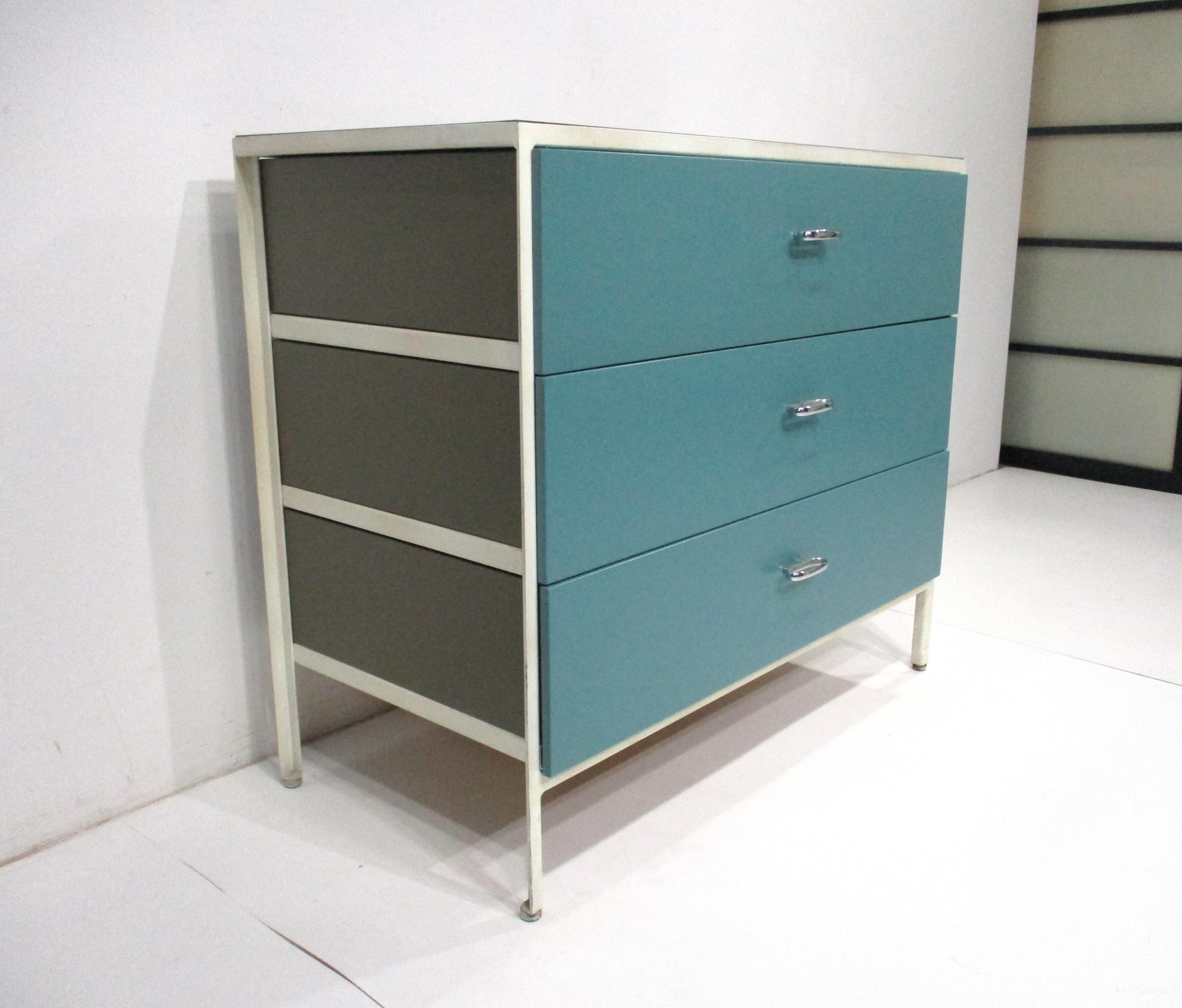George Nelson Steel Frame Dresser Chest for Herman Miller 7