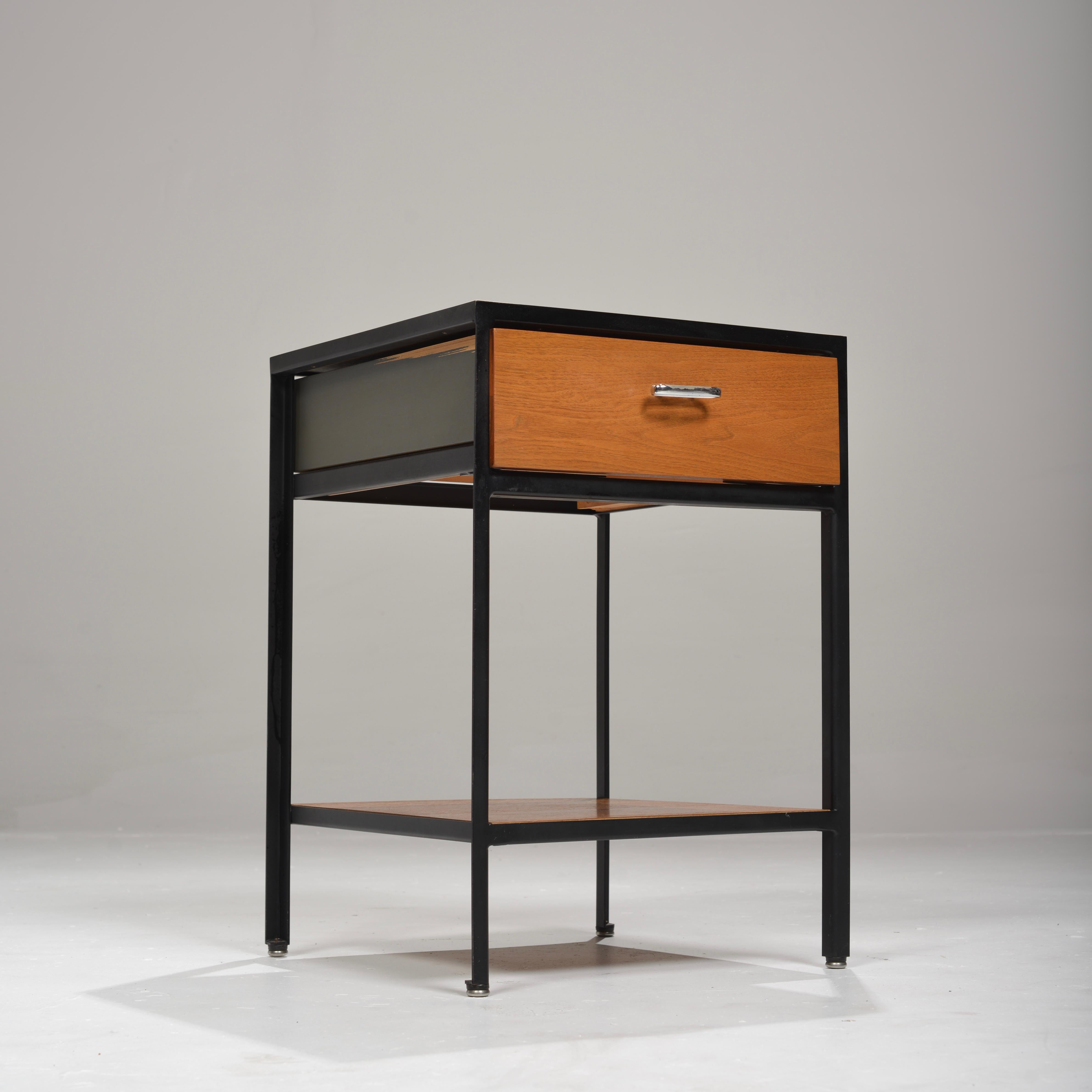 Mid-20th Century George Nelson Steel Frame Nightstands for Herman Miller