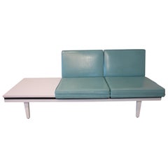 George Nelson Steel Frame Sofa with Side Table for Herman Miller