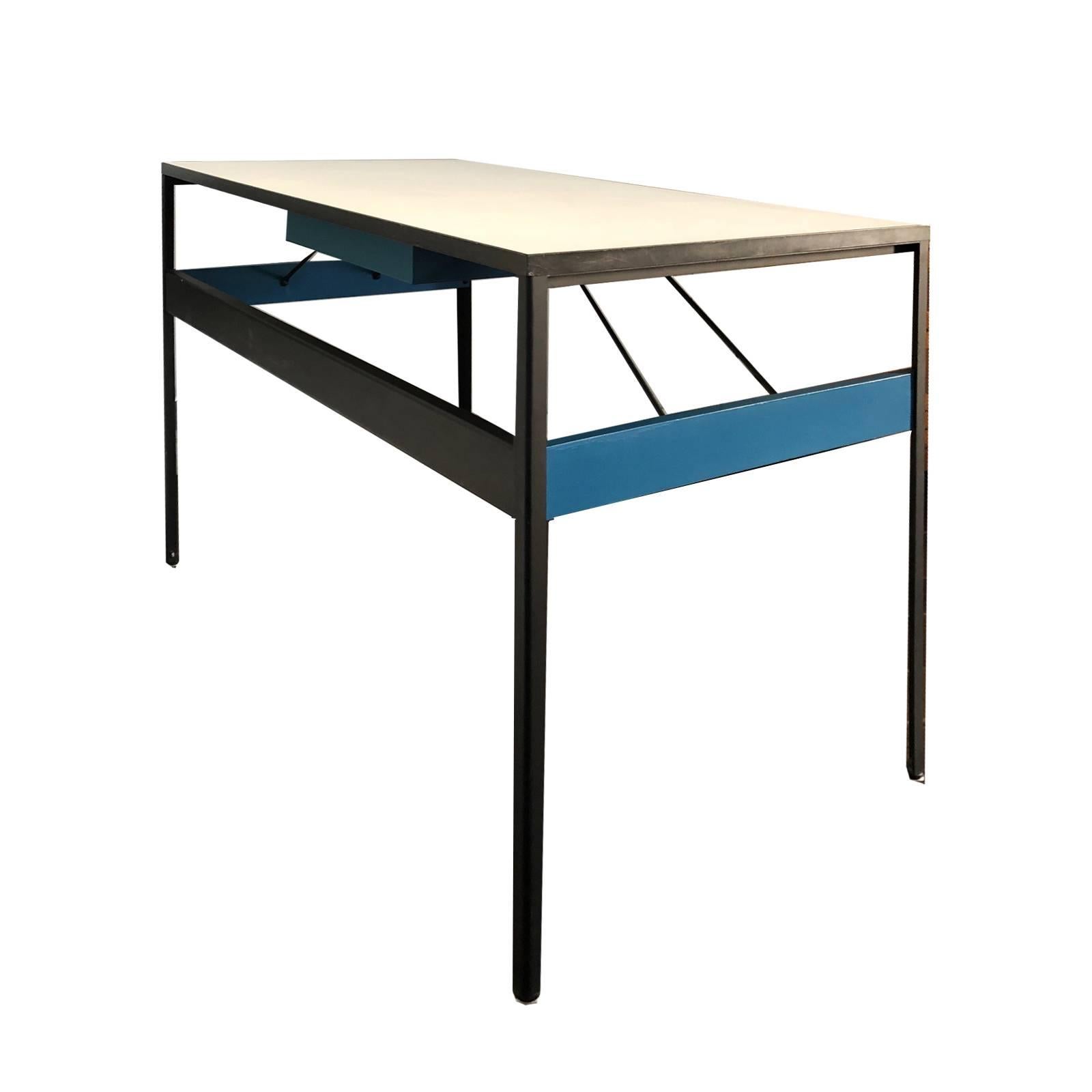 Mid-Century Modern George Nelson Steelframe Desk for Herman Miller 