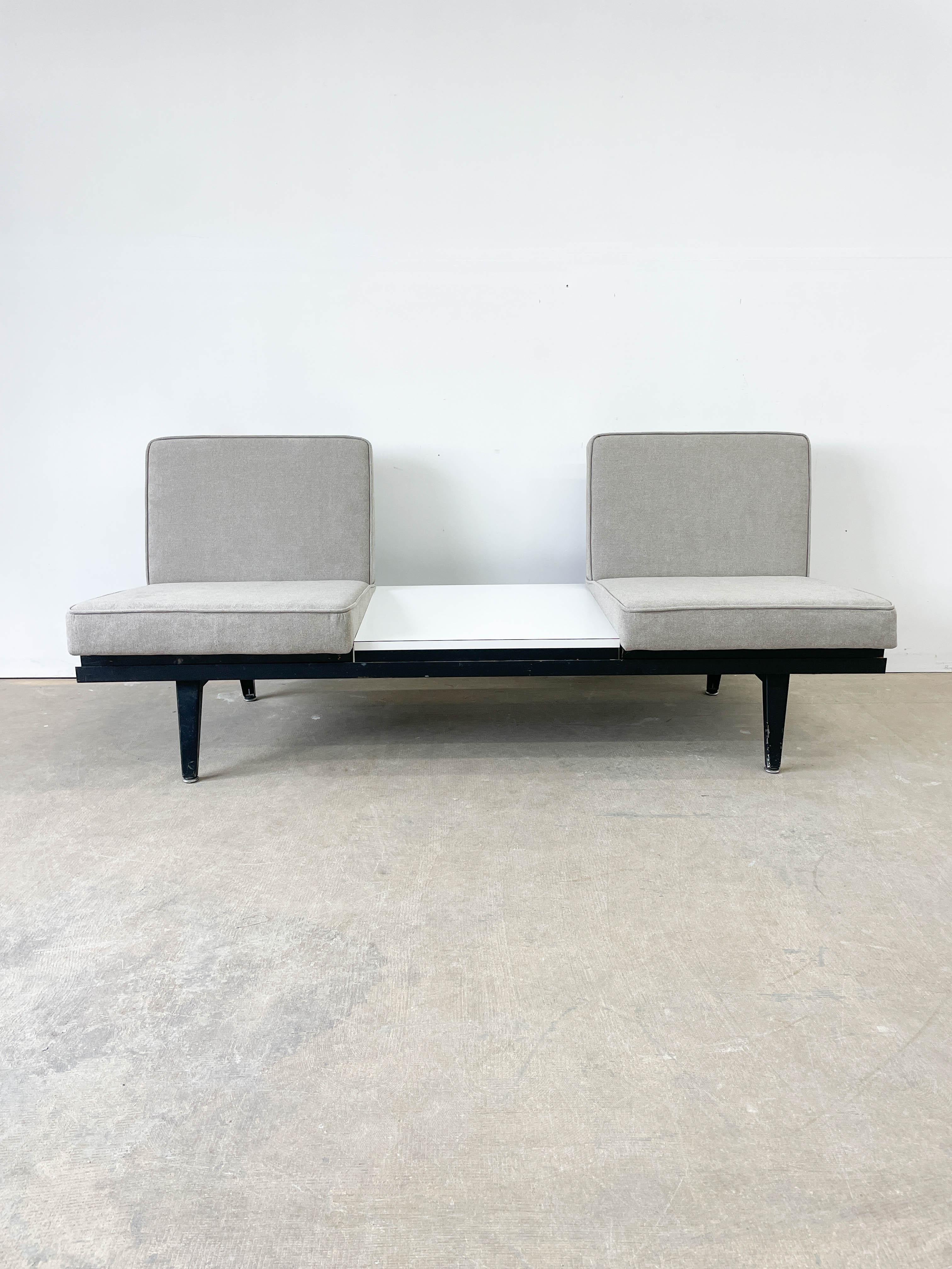 American George Nelson Steelframe L Sofa for Herman Miller