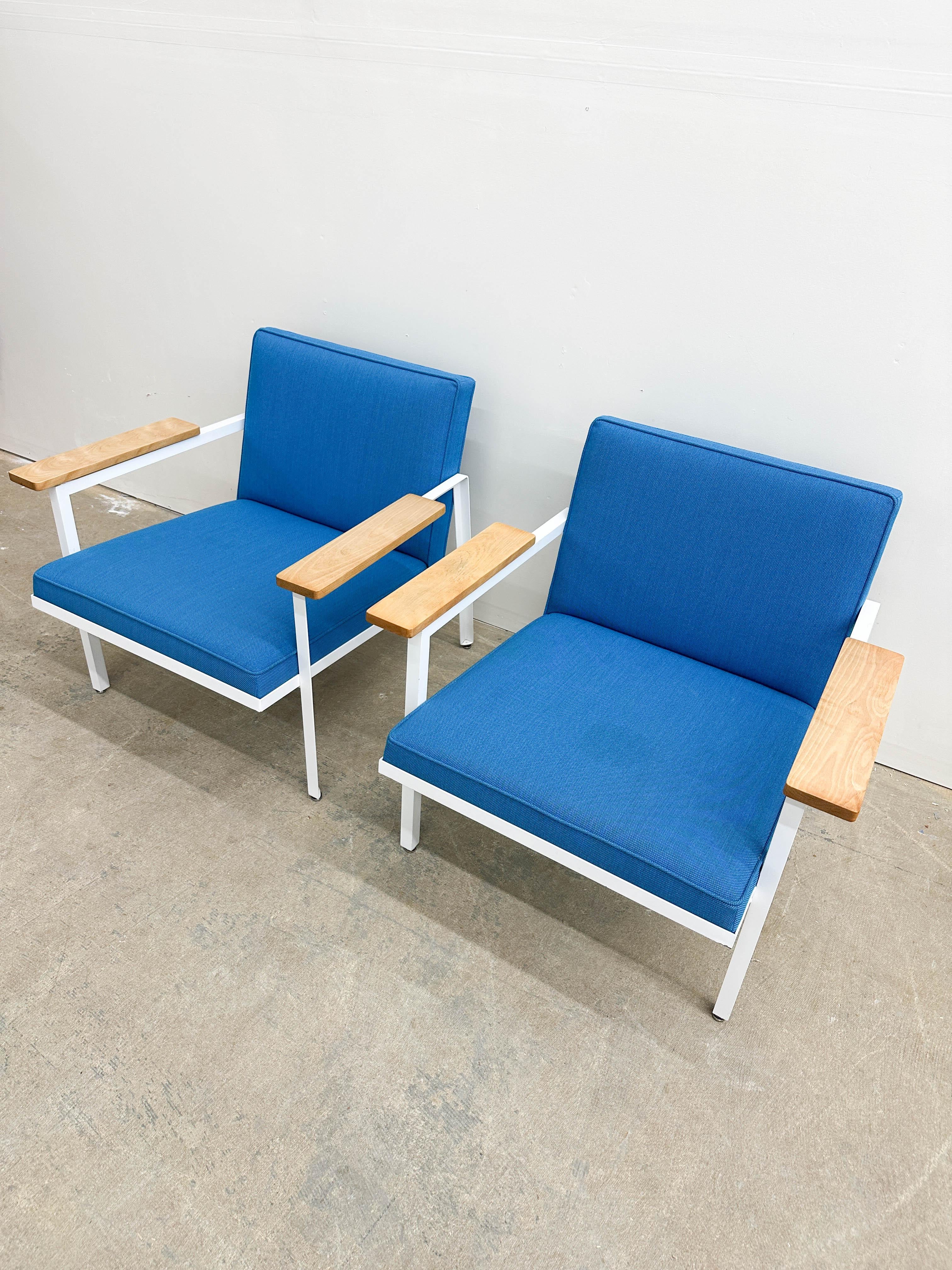 20th Century George Nelson Steelframe Lounge Chairs for Herman Miller For Sale